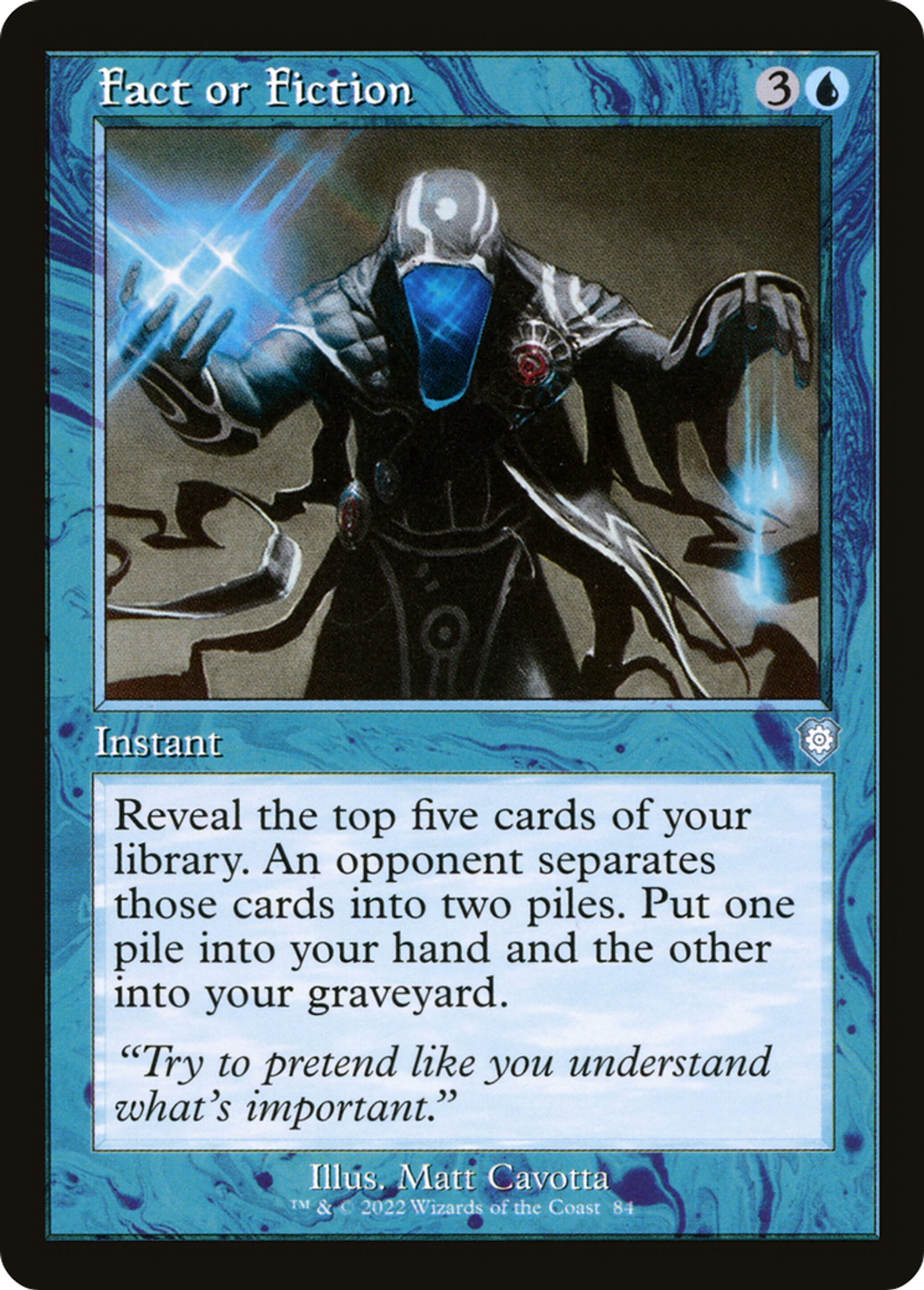 Fact or Fiction — The Brothers' War Commander — Magic: The Gathering