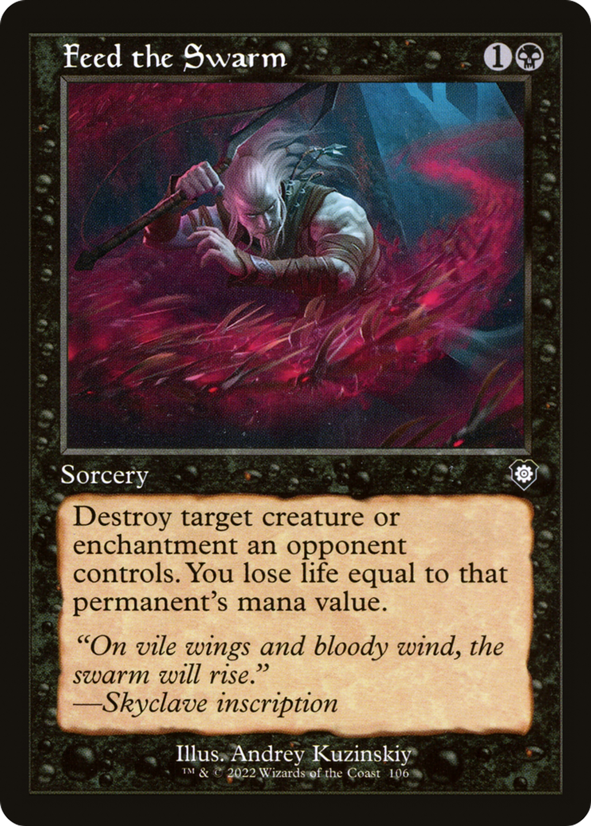 Feed the Swarm — The Brothers' War Commander — Magic: The Gathering
