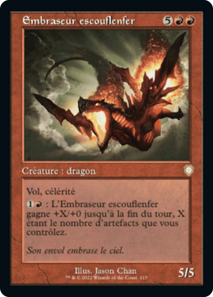 Embraseur escouflenfer — The Brothers' War Commander — Magic: The Gathering