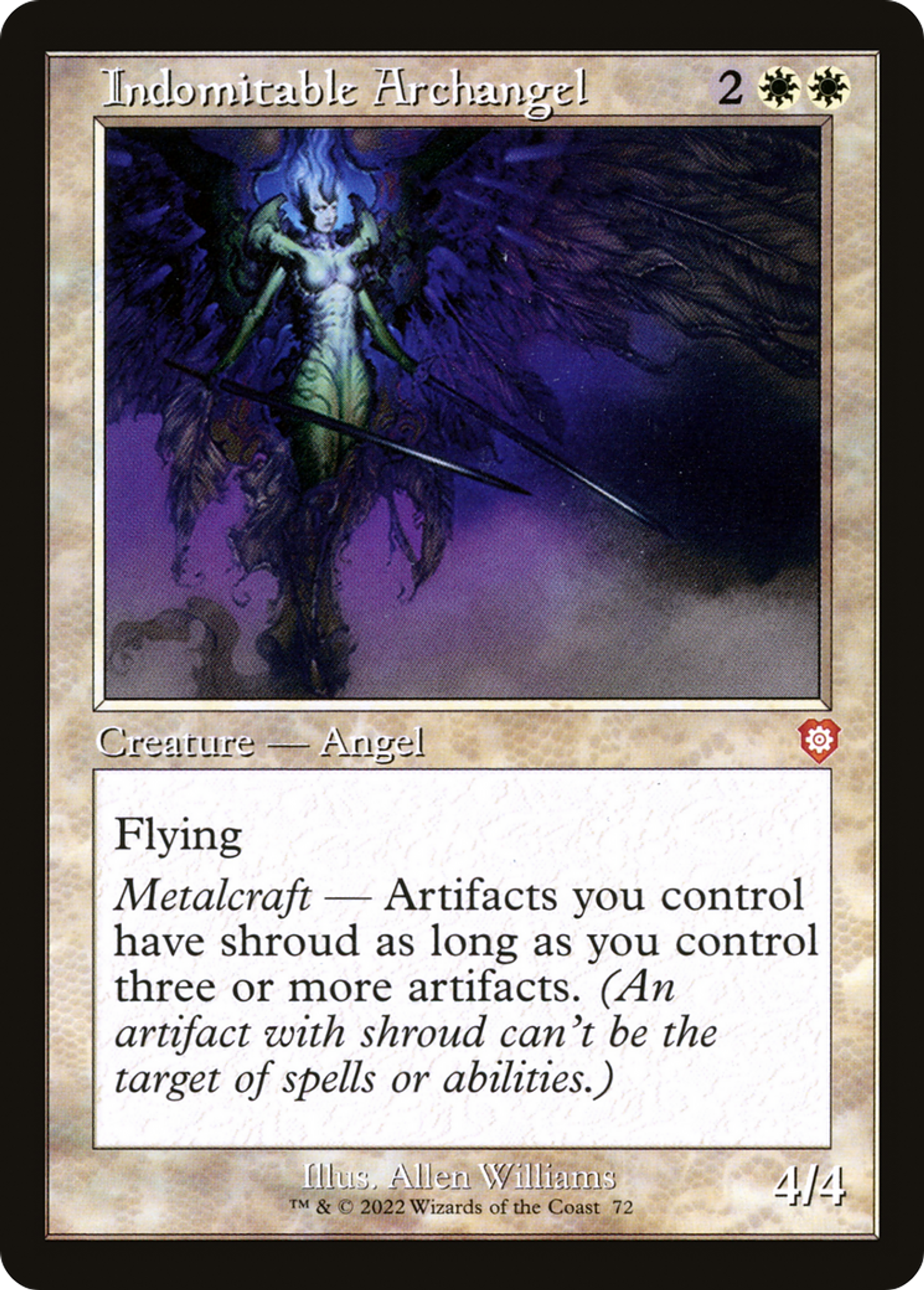 Indomitable Archangel — The Brothers' War Commander — Magic: The Gathering