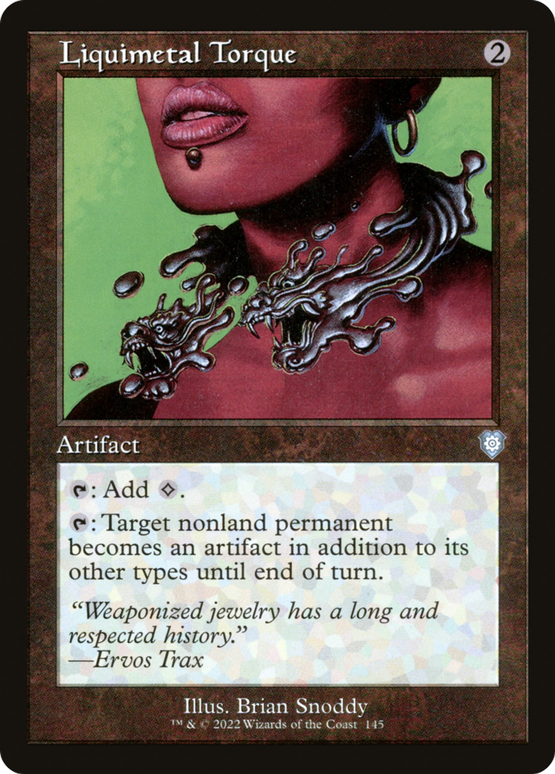 Torque de liquimétal — The Brothers' War Commander — Magic: The Gathering