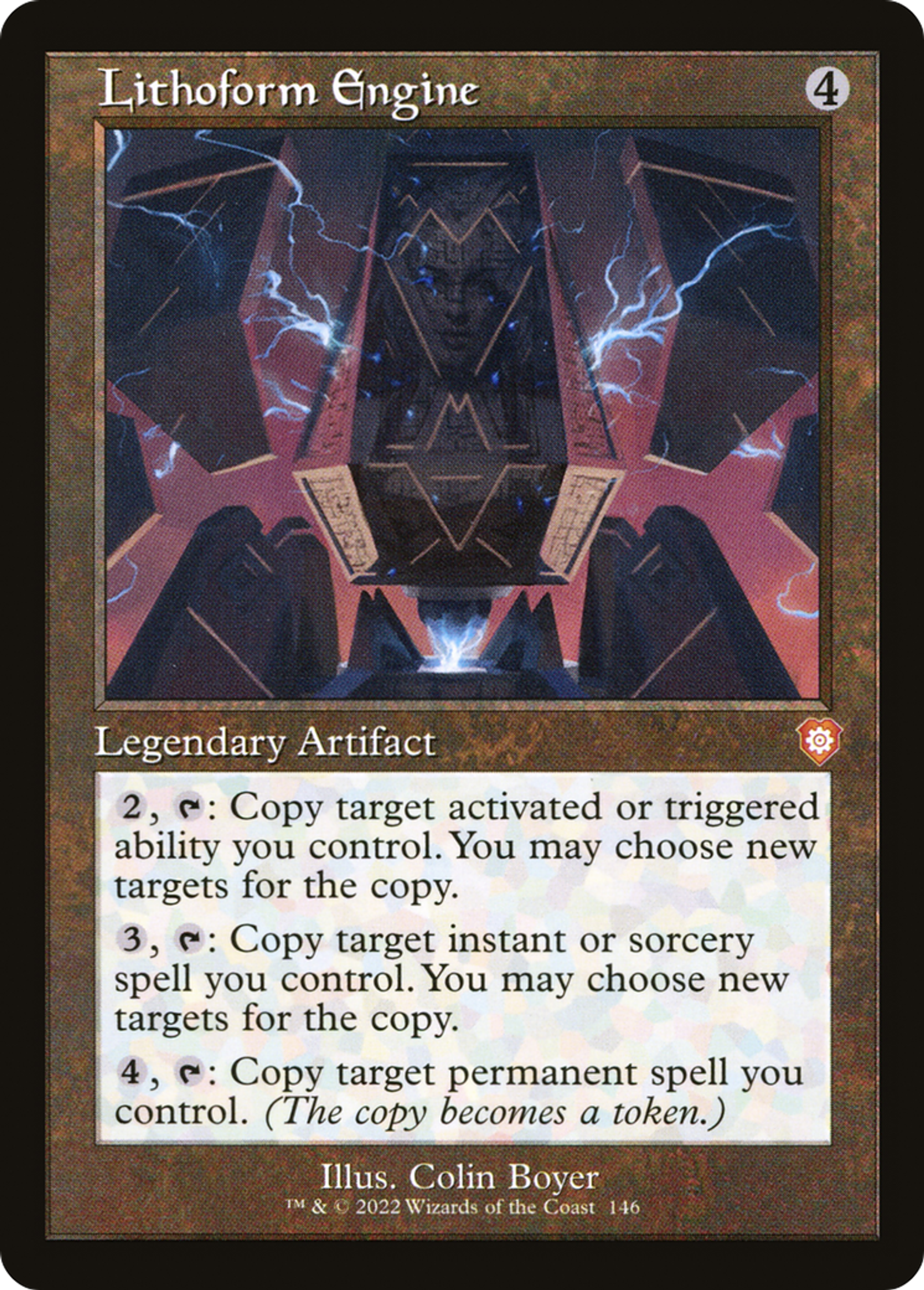Machine lithoforme — The Brothers' War Commander — Magic: The Gathering