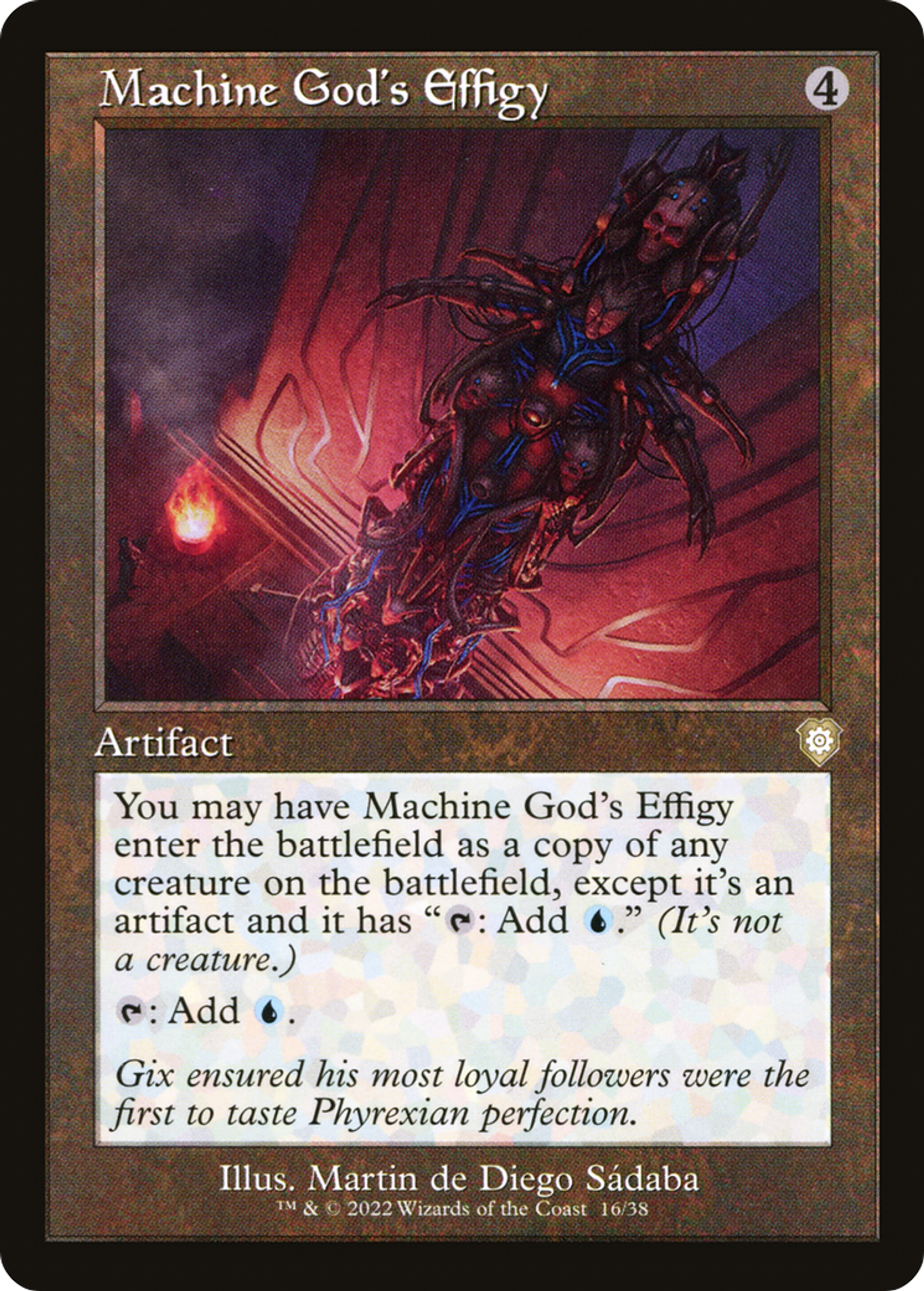 Effigie du Dieu-machine — The Brothers' War Commander — Magic: The Gathering
