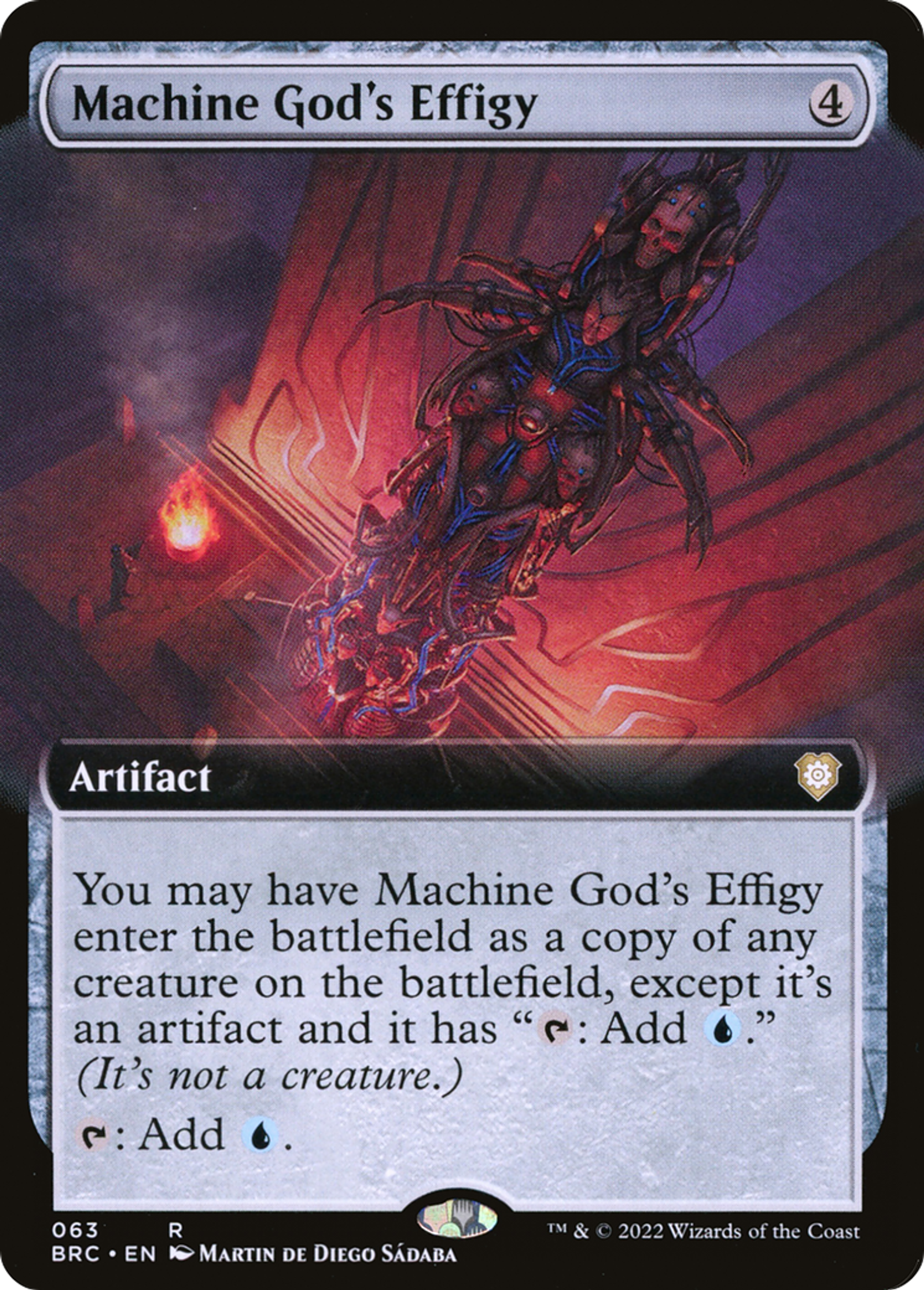 Machine God's Effigy — The Brothers' War Commander — Magic: The Gathering