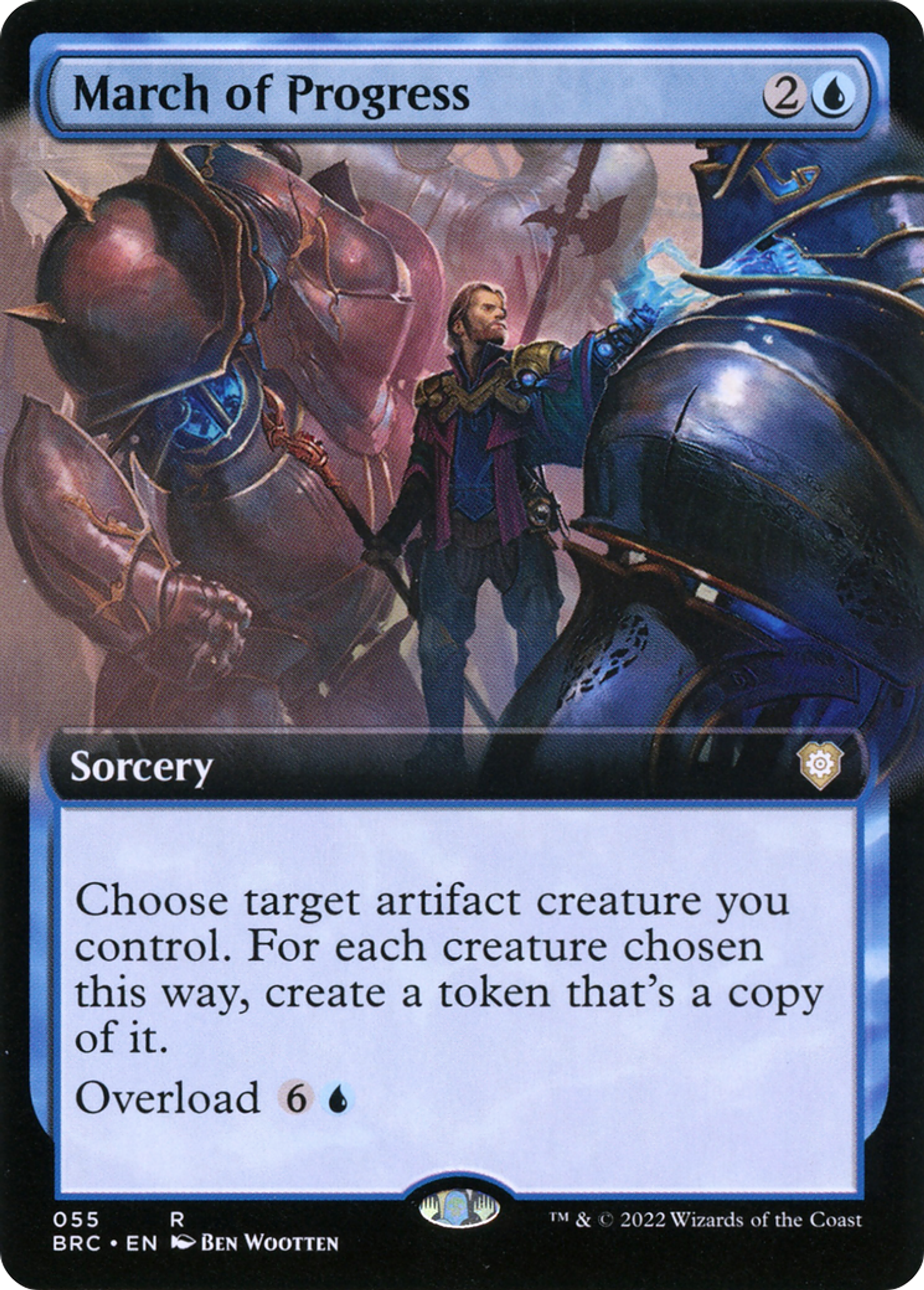 March of Progress — The Brothers' War Commander — Magic: The Gathering