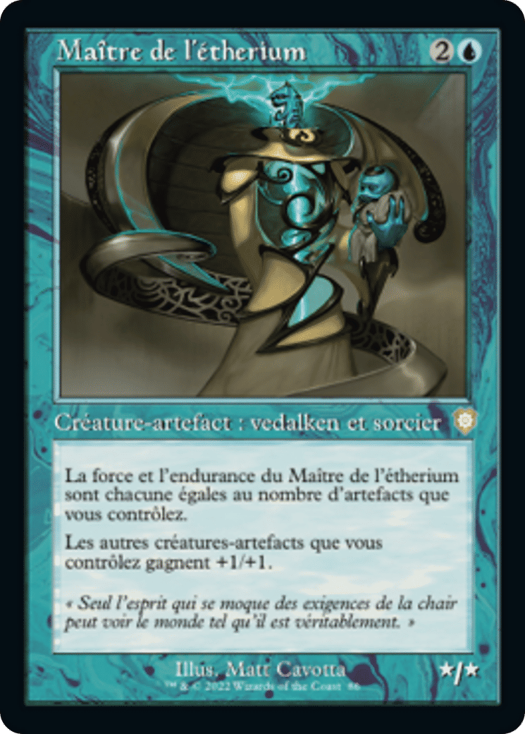 Maître de l'étherium — The Brothers' War Commander — Magic: The Gathering