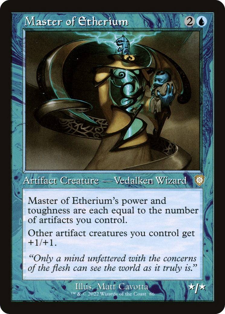 Master of Etherium — The Brothers' War Commander — Magic: The Gathering