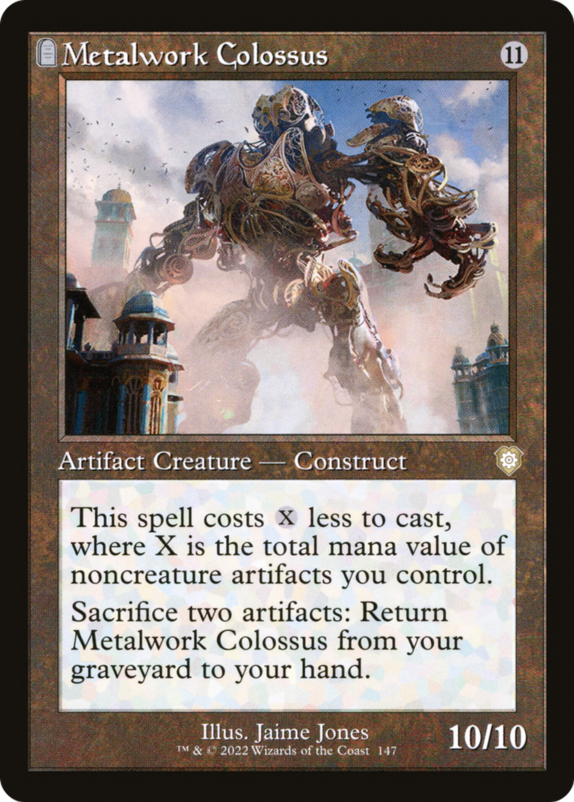 Colosse de métallurgie — The Brothers' War Commander — Magic: The Gathering