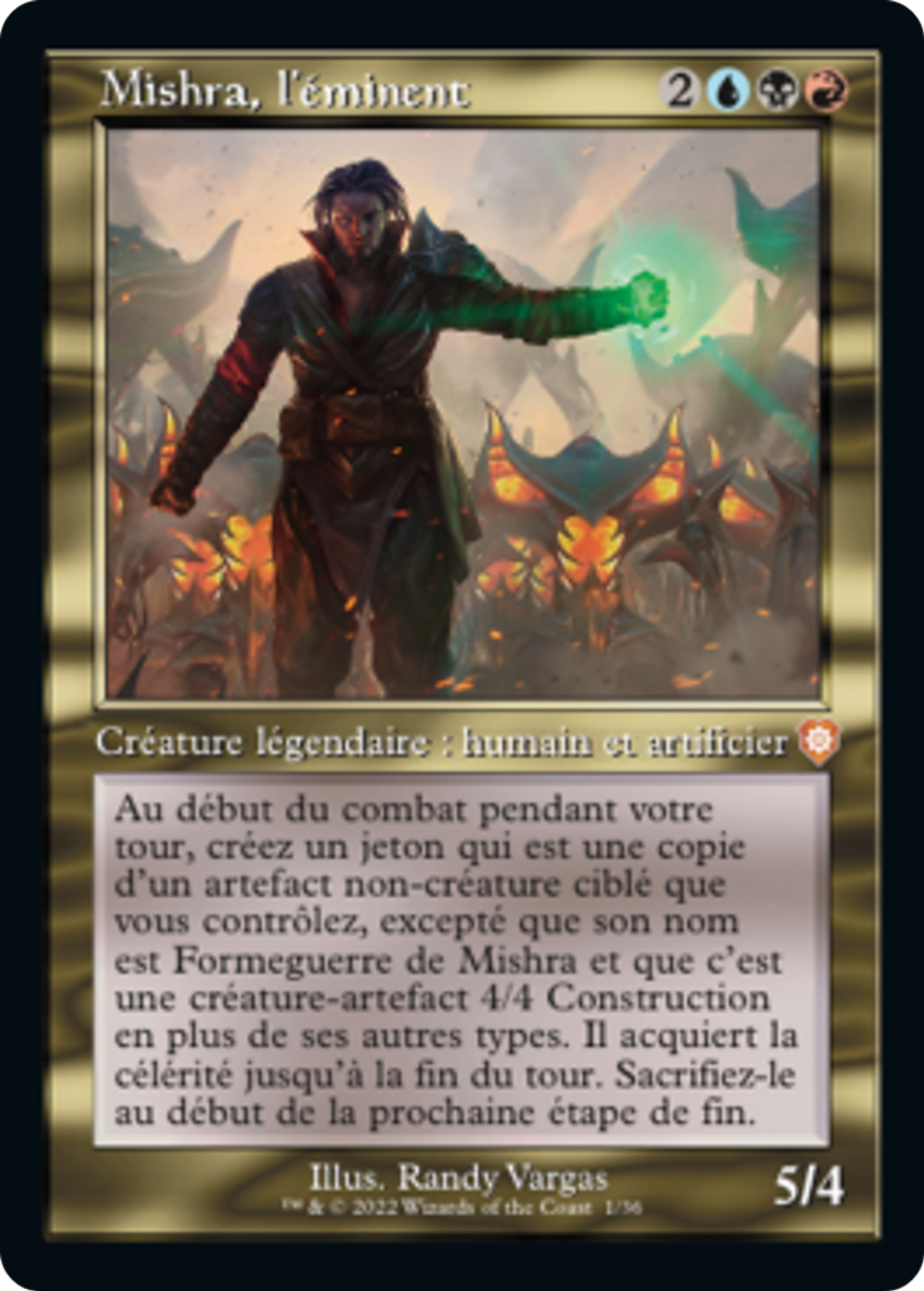 Mishra, l'éminent — The Brothers' War Commander — Magic: The Gathering