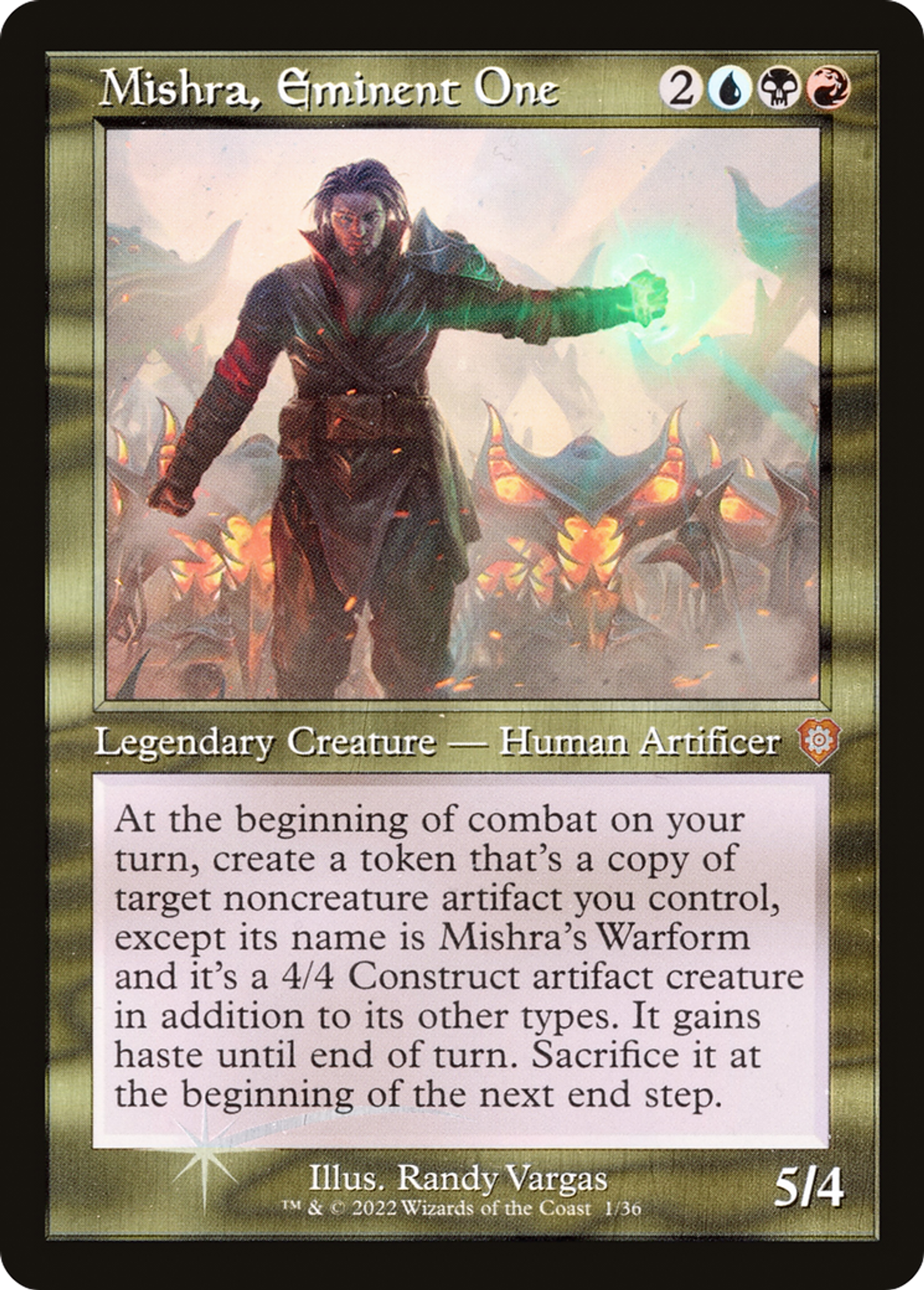 Mishra, l'éminent — The Brothers' War Commander — Magic: The Gathering
