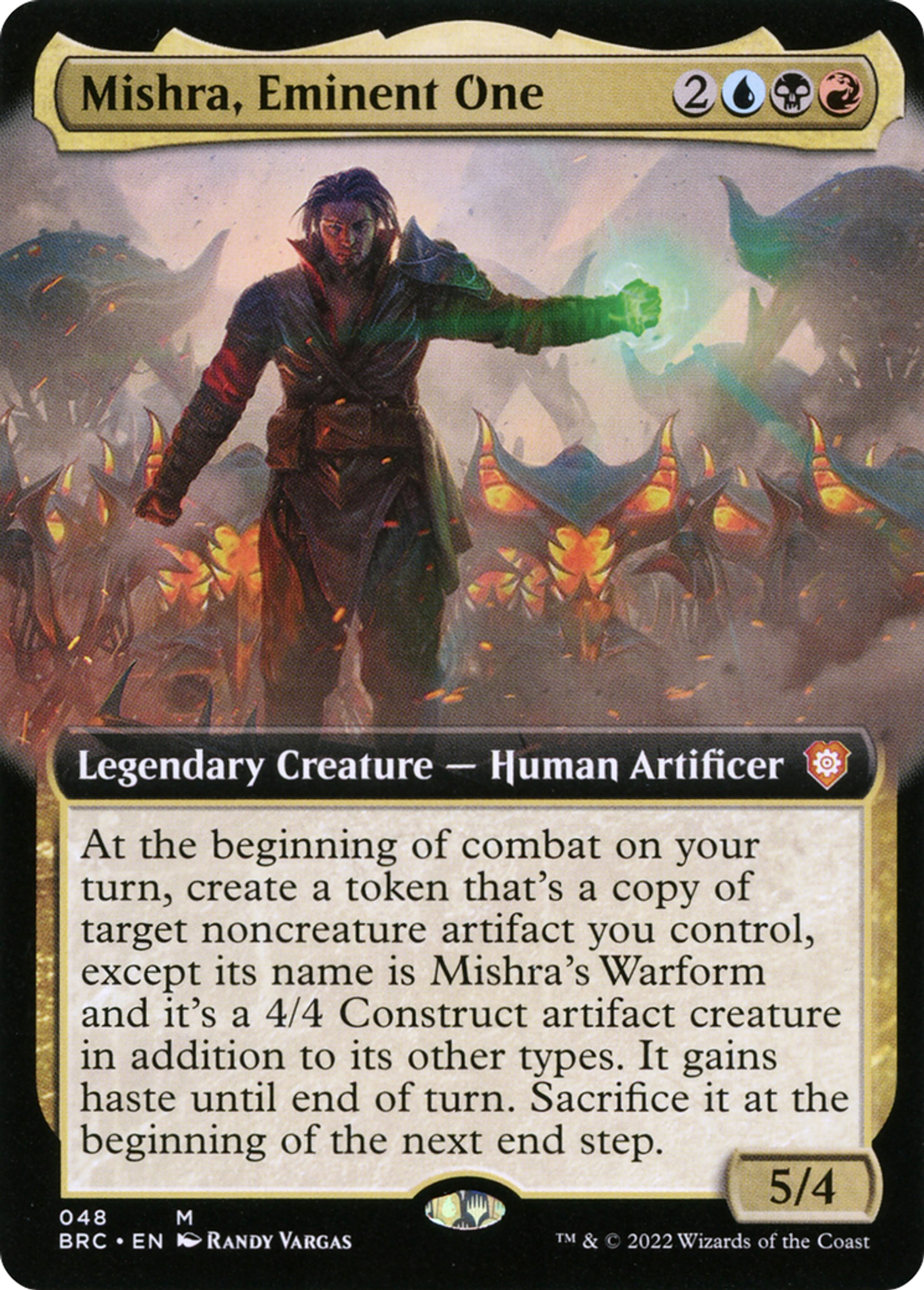 Mishra, Eminent One — The Brothers' War Commander — Magic: The Gathering