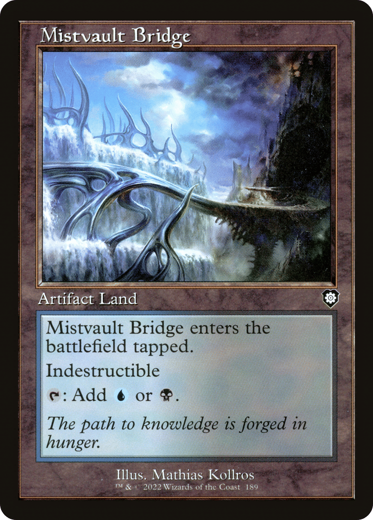 Mistvault Bridge — The Brothers' War Commander — Magic: The Gathering