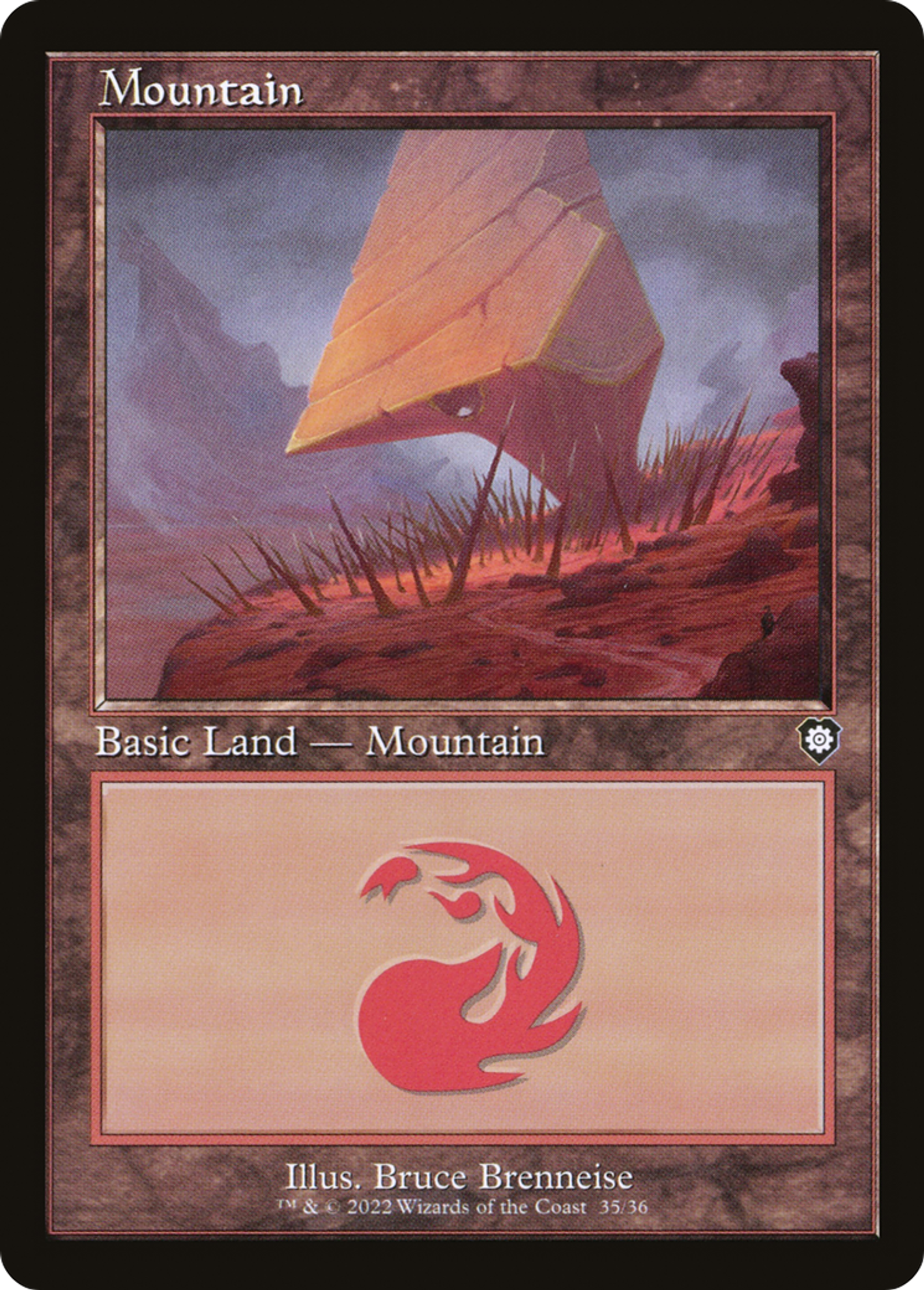 Mountain — The Brothers' War Commander — Magic: The Gathering