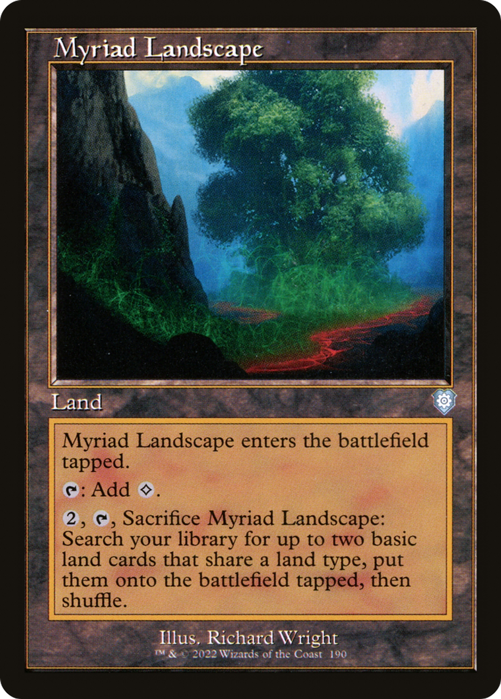 Paysage myriadaire — The Brothers' War Commander — Magic: The Gathering