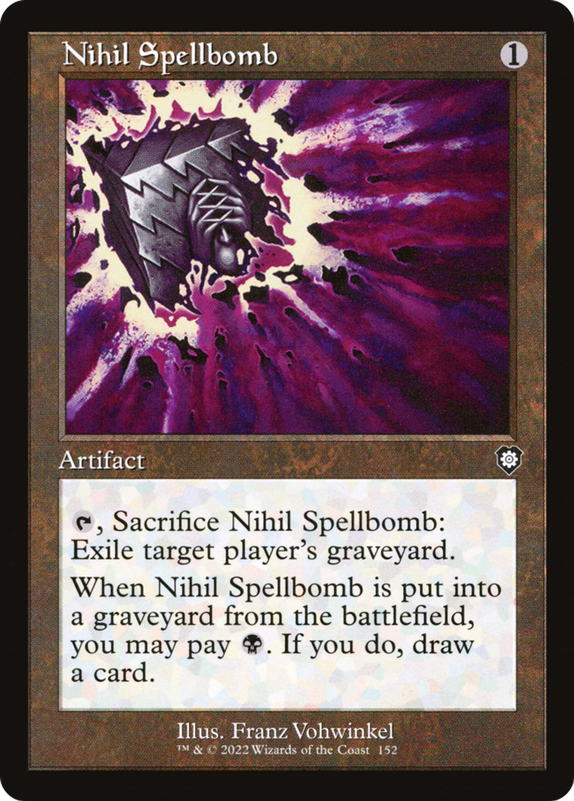 Bombe à sortilèges d'annihilation — The Brothers' War Commander — Magic: The Gathering