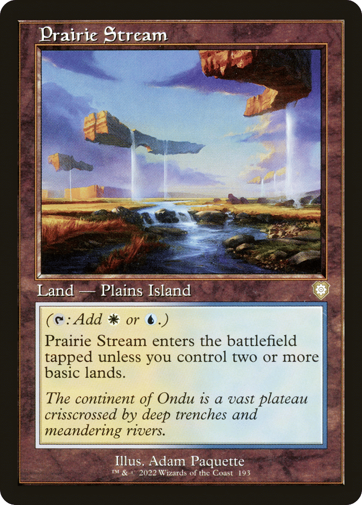 Prairie Stream — The Brothers' War Commander — Magic: The Gathering