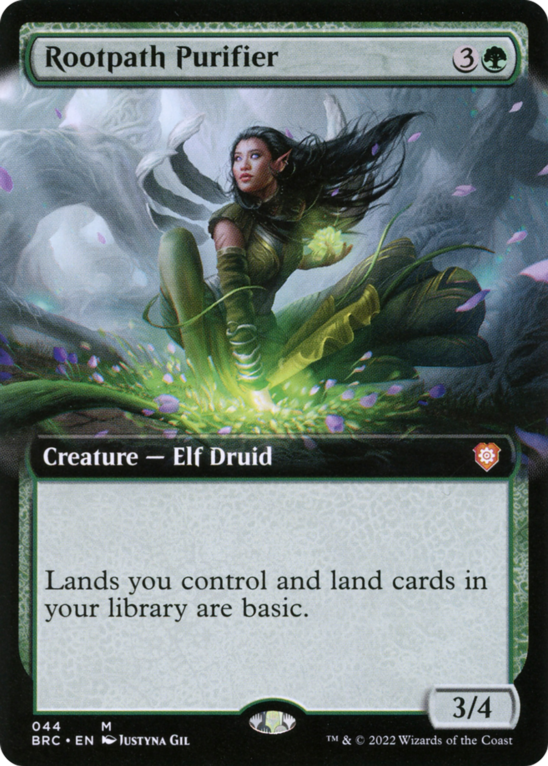 Rootpath Purifier — The Brothers' War Commander — Magic: The Gathering