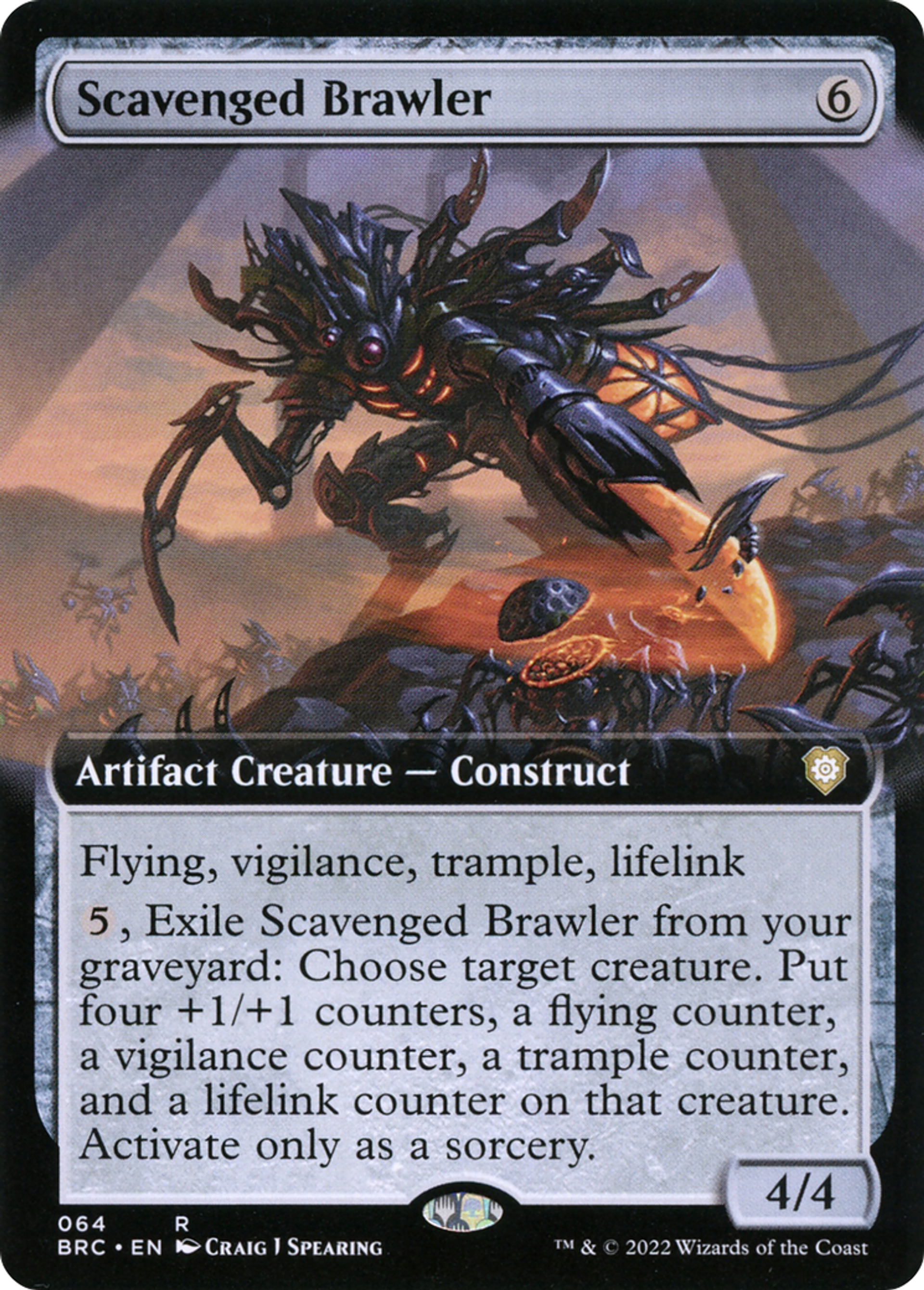 Scavenged Brawler — The Brothers' War Commander — Magic: The Gathering
