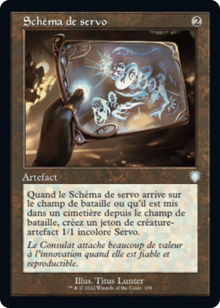 Schéma de servo — The Brothers' War Commander — Magic: The Gathering