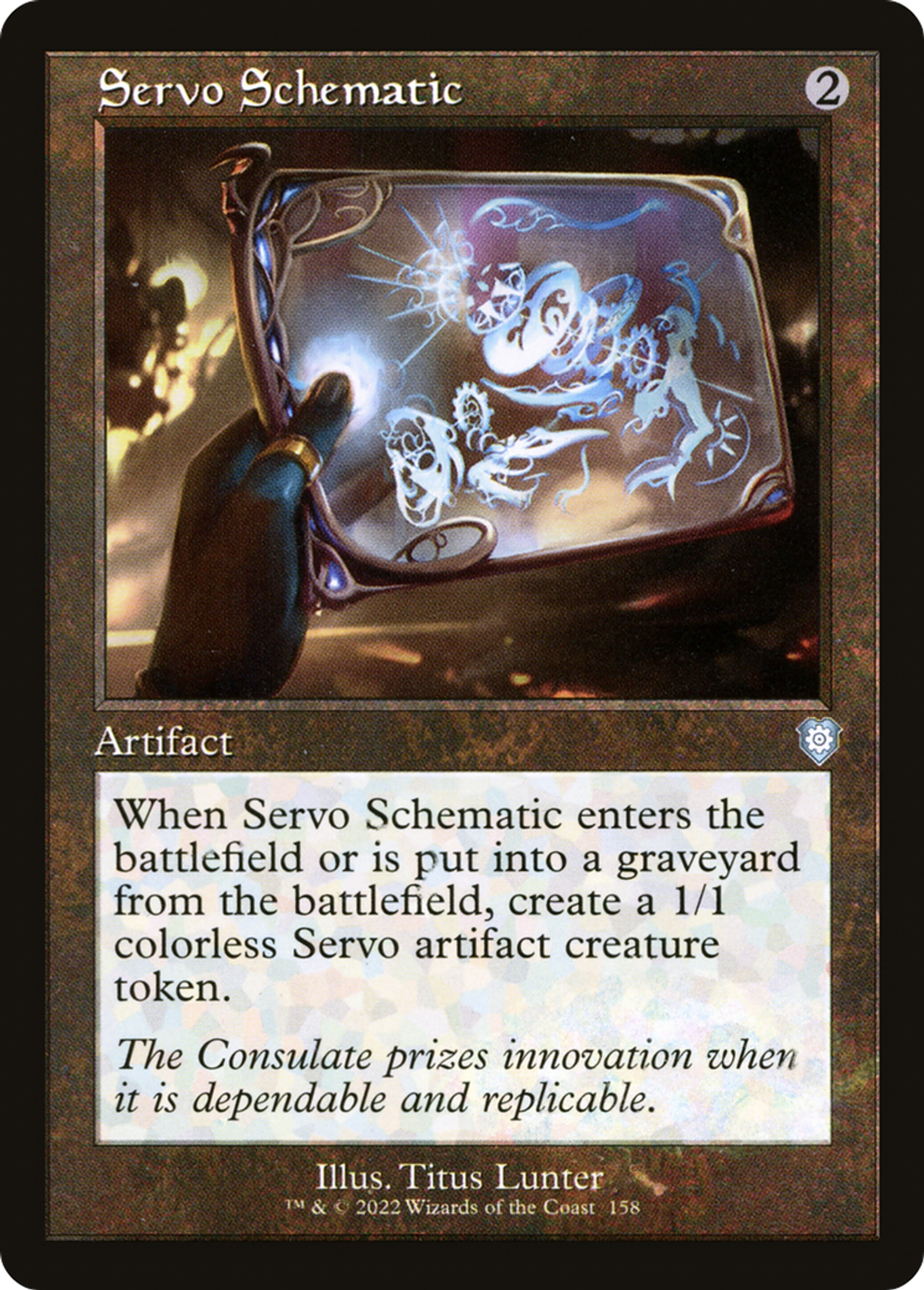 Schéma de servo — The Brothers' War Commander — Magic: The Gathering