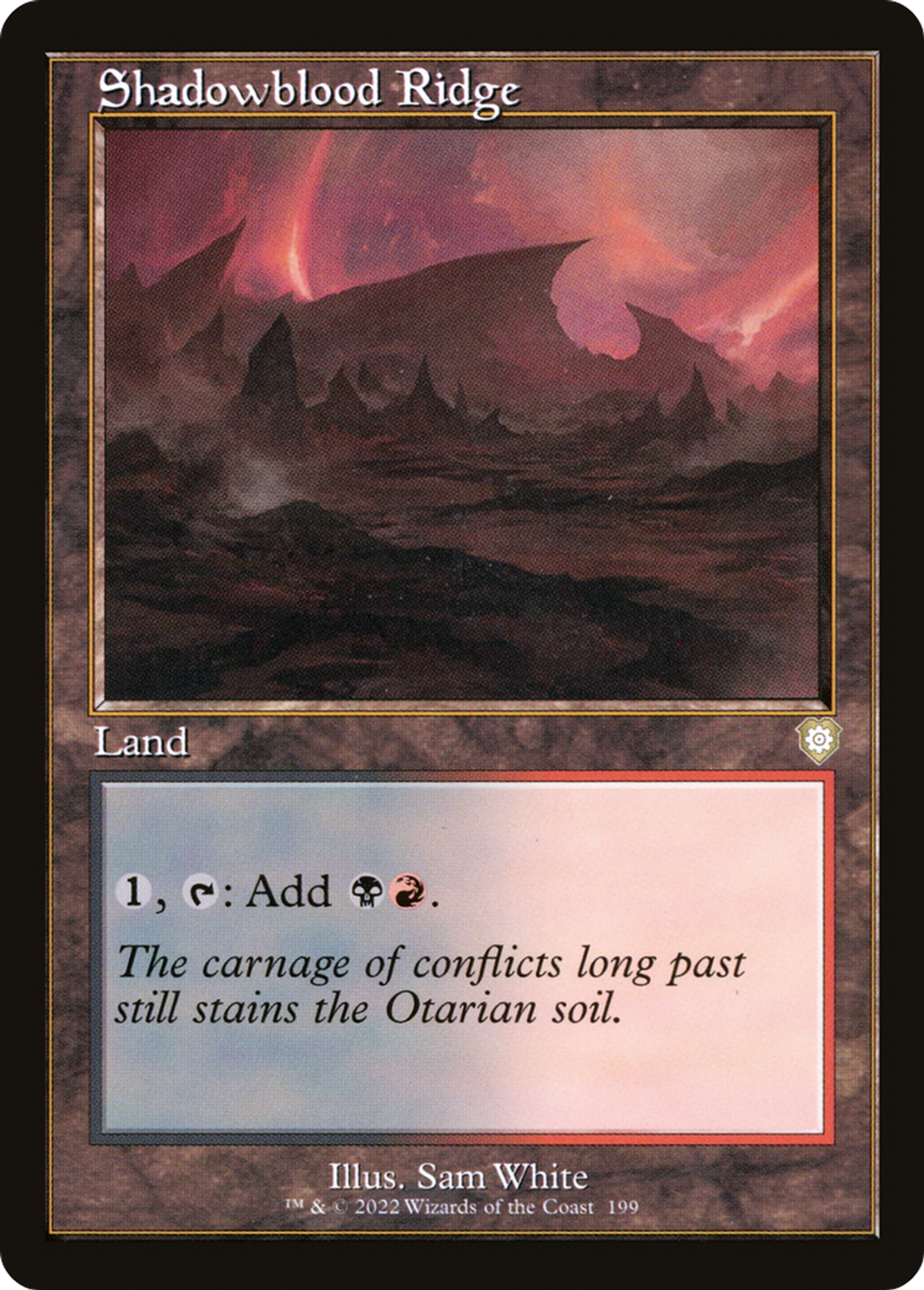 Contreforts d'Ombresang — The Brothers' War Commander — Magic: The Gathering