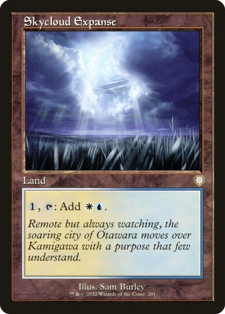 Skycloud Expanse — The Brothers' War Commander — Magic: The Gathering