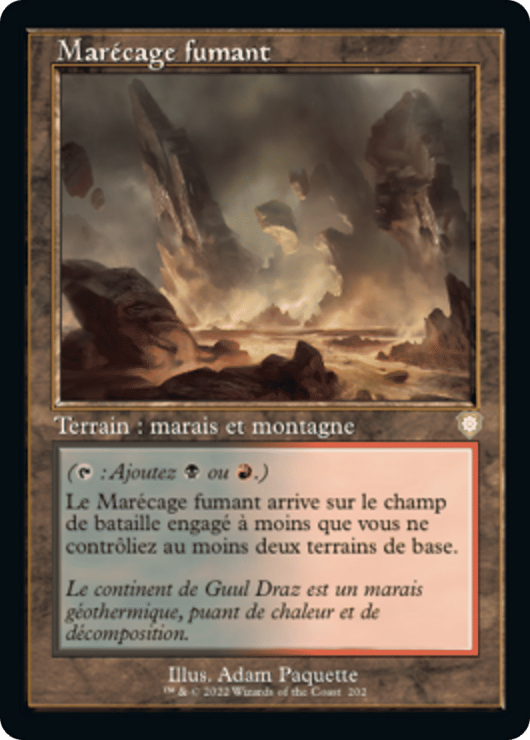 Marécage fumant — The Brothers' War Commander — Magic: The Gathering