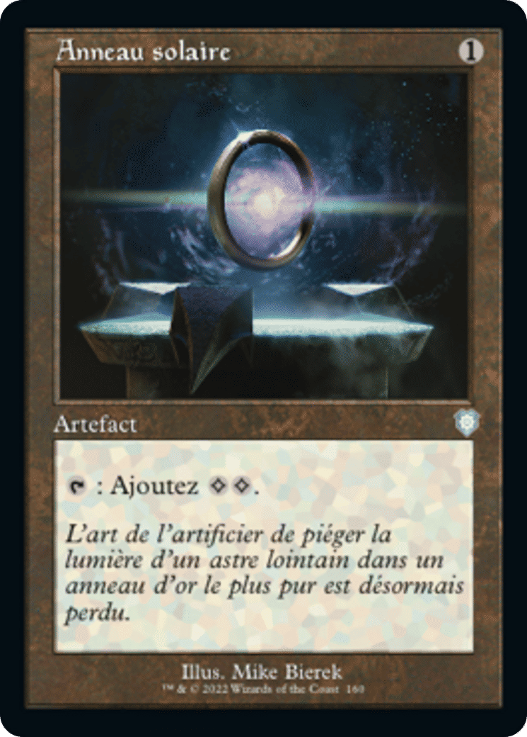 Anneau solaire — The Brothers' War Commander — Magic: The Gathering