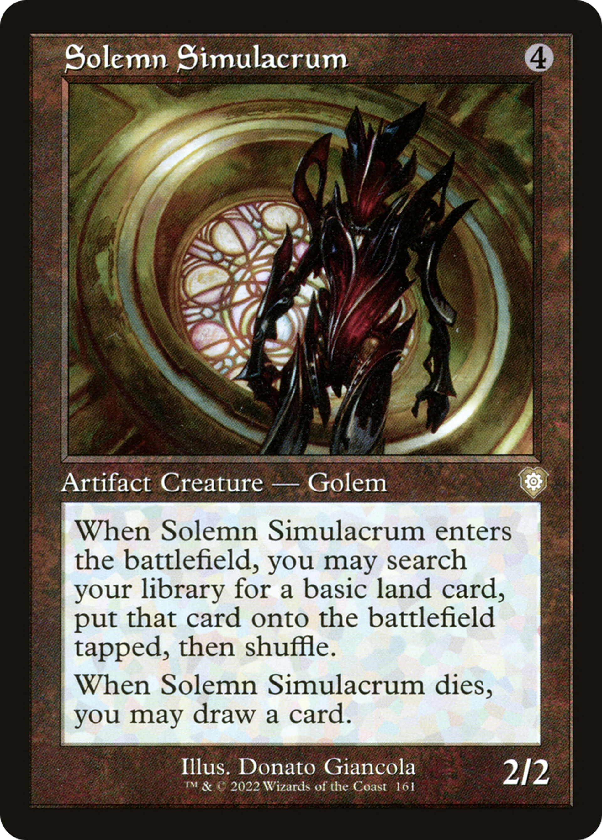 Simulacre solennel — The Brothers' War Commander — Magic: The Gathering