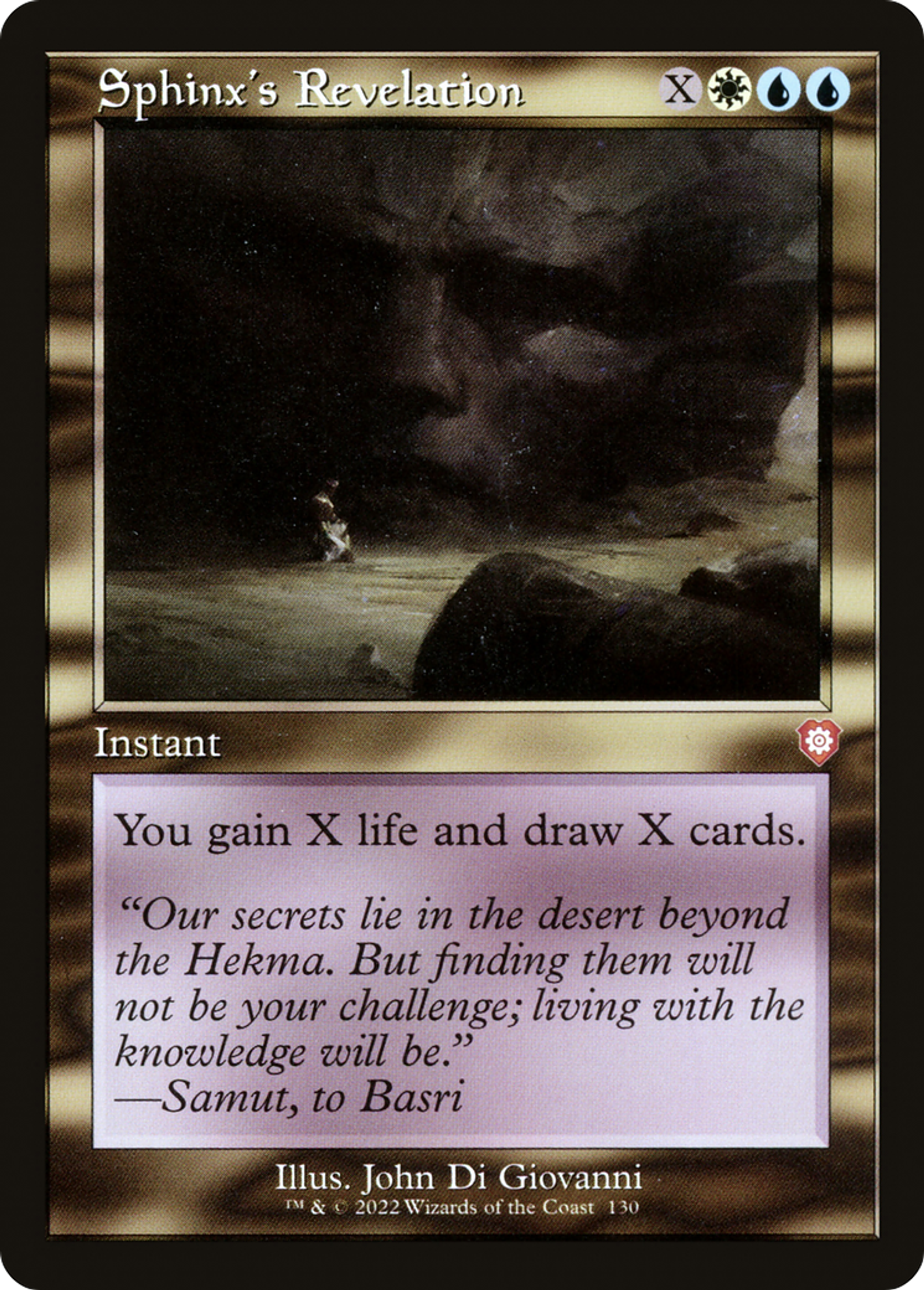 Sphinx's Revelation — The Brothers' War Commander — Magic: The Gathering