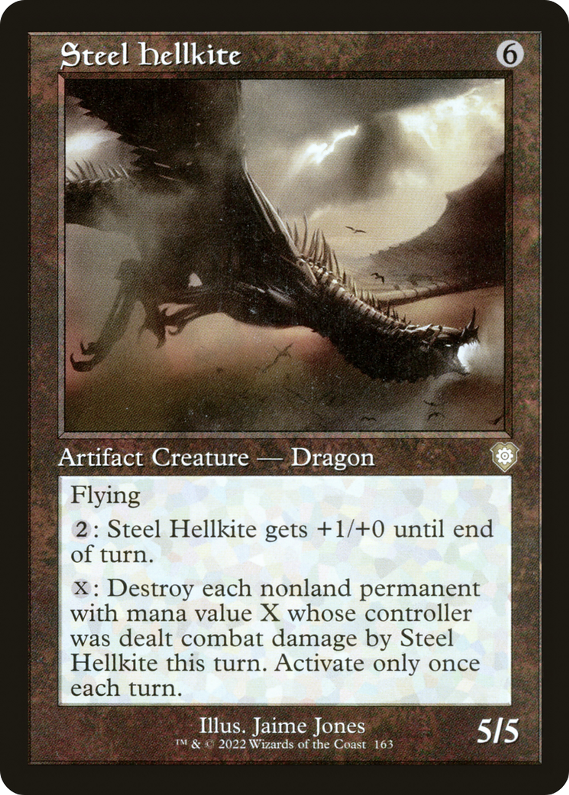 Escouflenfer d'acier — The Brothers' War Commander — Magic: The Gathering