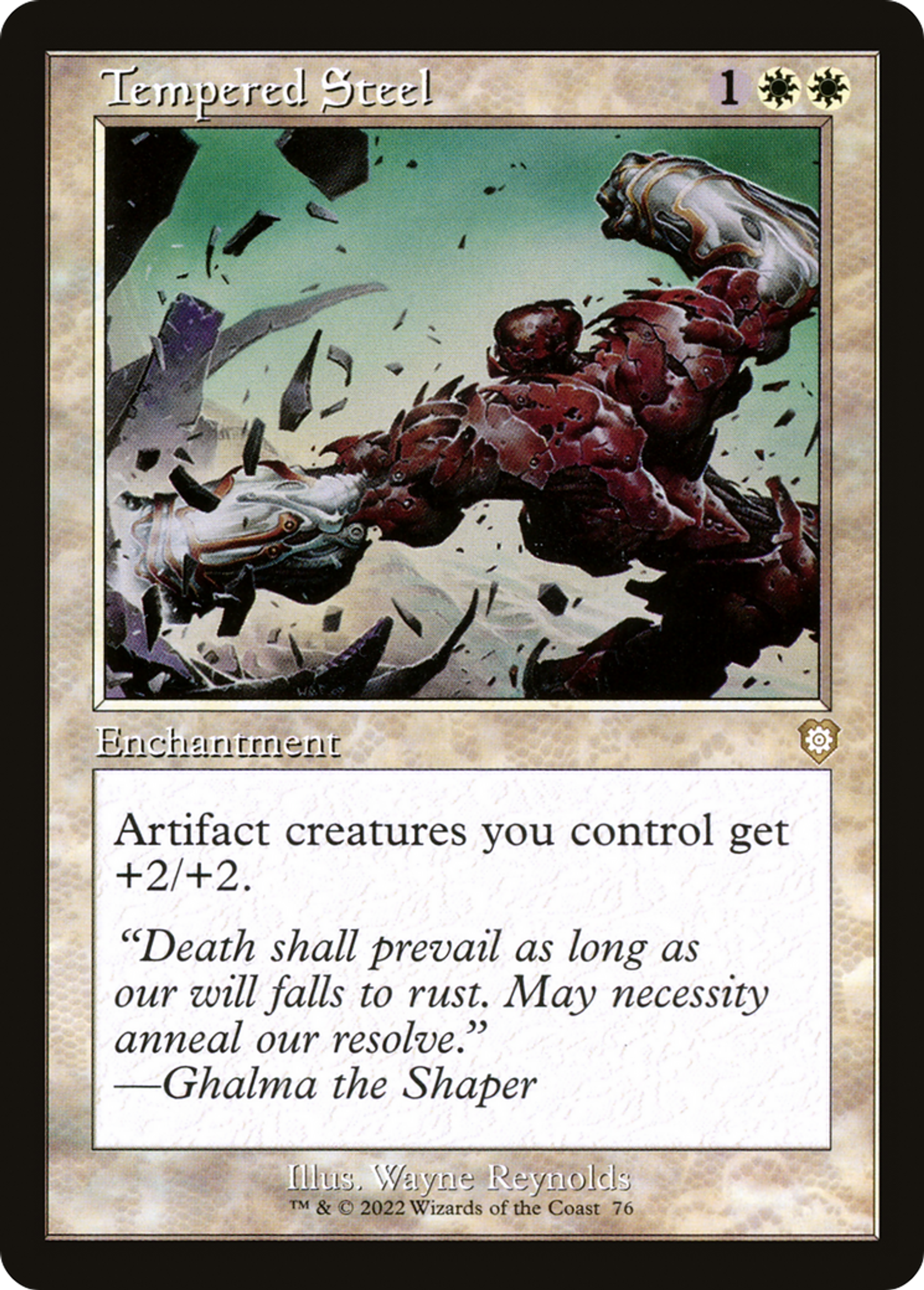 Tempered Steel — The Brothers' War Commander — Magic: The Gathering