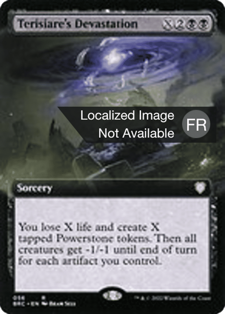 Destruction de Terisiare — The Brothers' War Commander — Magic: The Gathering