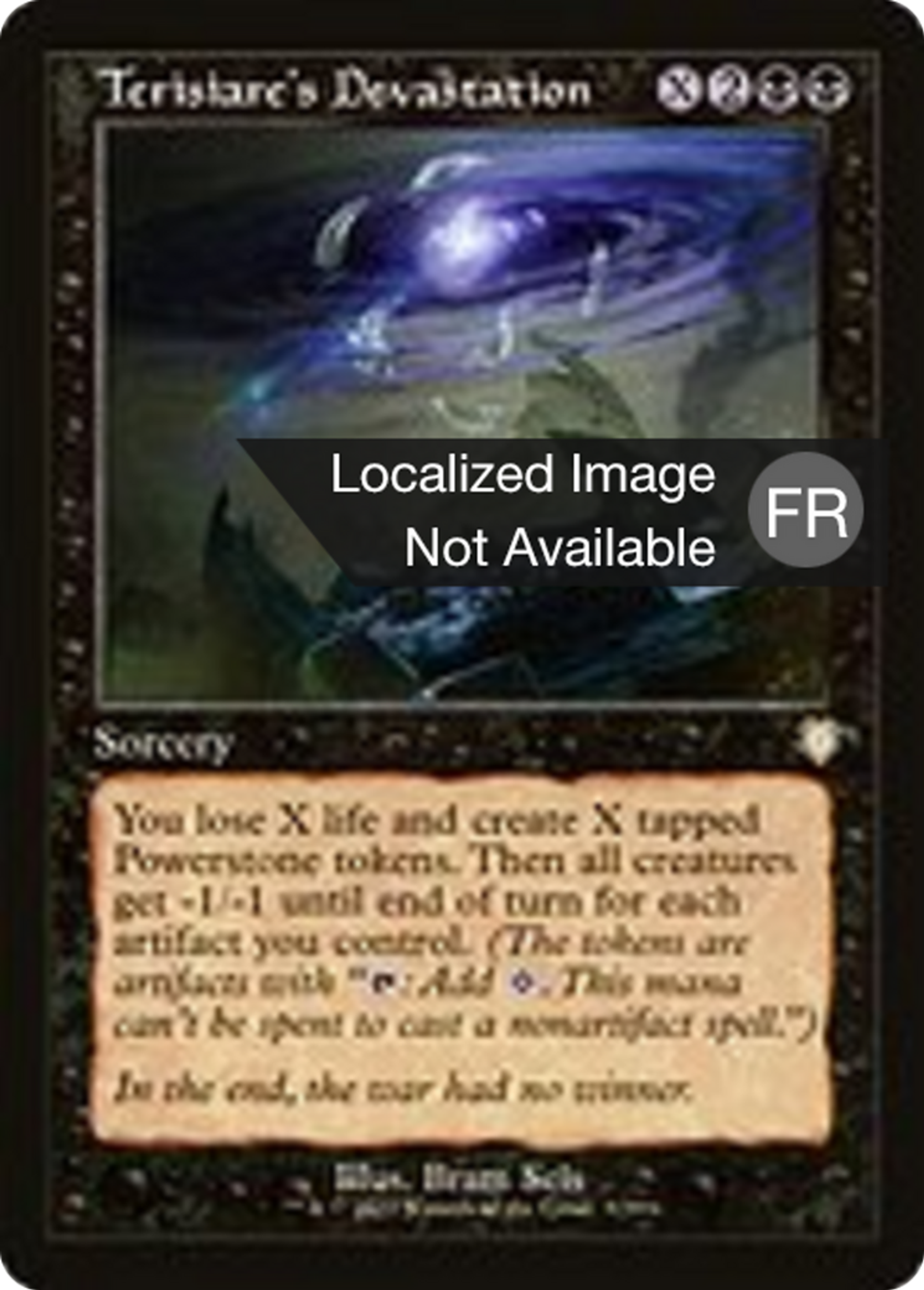 Destruction de Terisiare — The Brothers' War Commander — Magic: The Gathering
