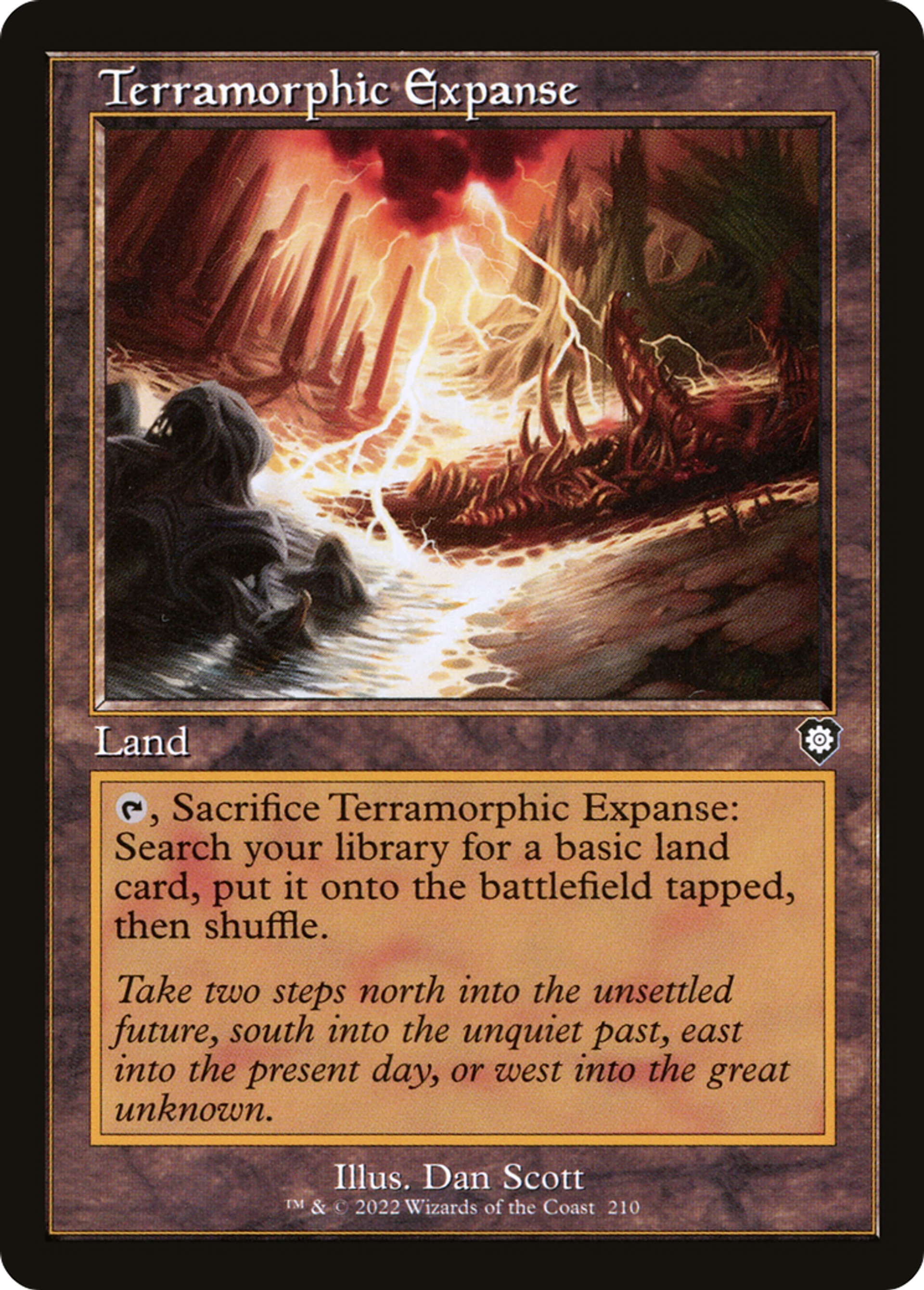 Immensité terramorphe — The Brothers' War Commander — Magic: The Gathering
