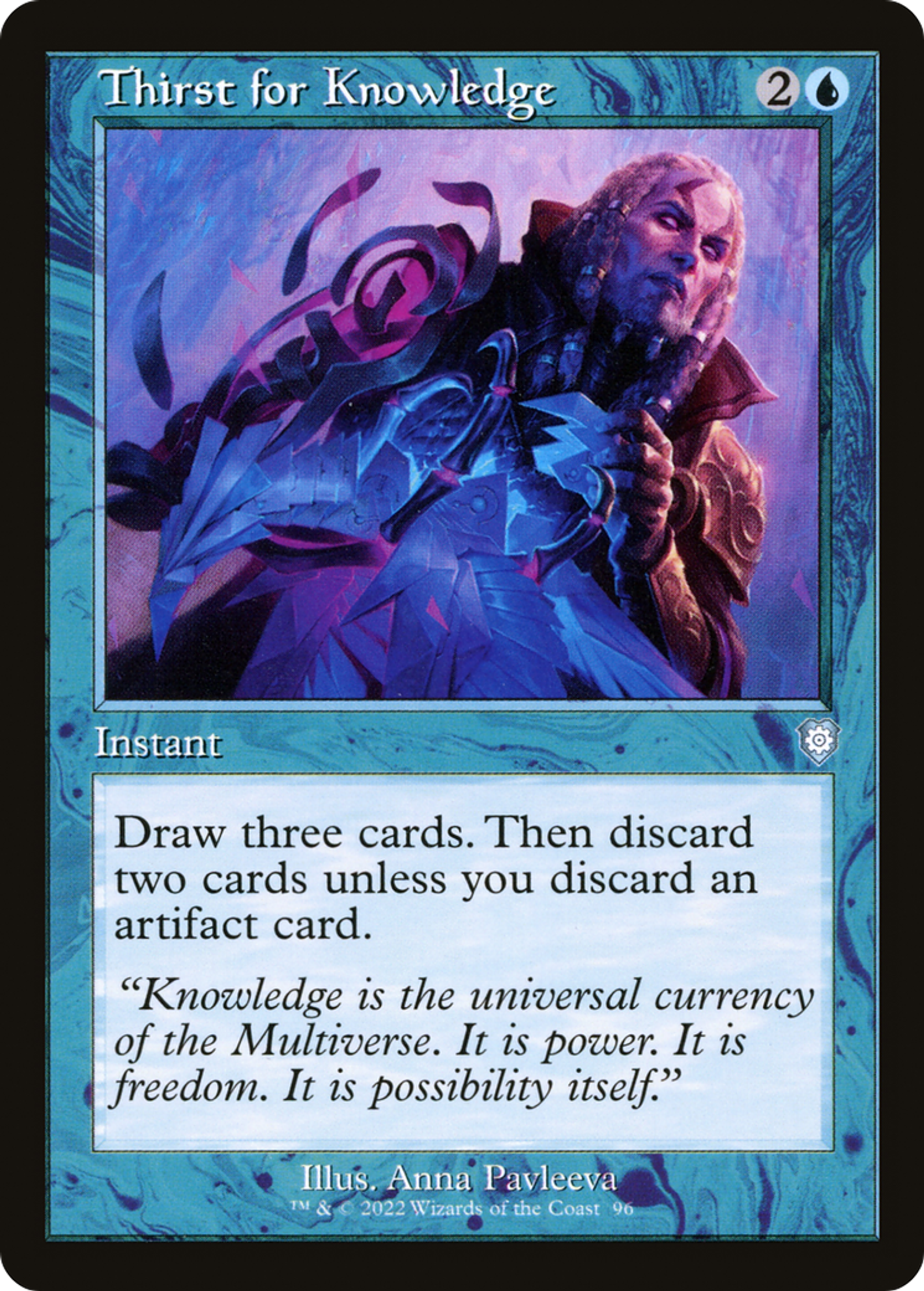 Thirst for Knowledge — The Brothers' War Commander — Magic: The Gathering