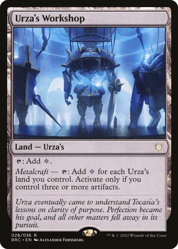 Urza's Workshop — The Brothers' War Commander — Magic: The Gathering