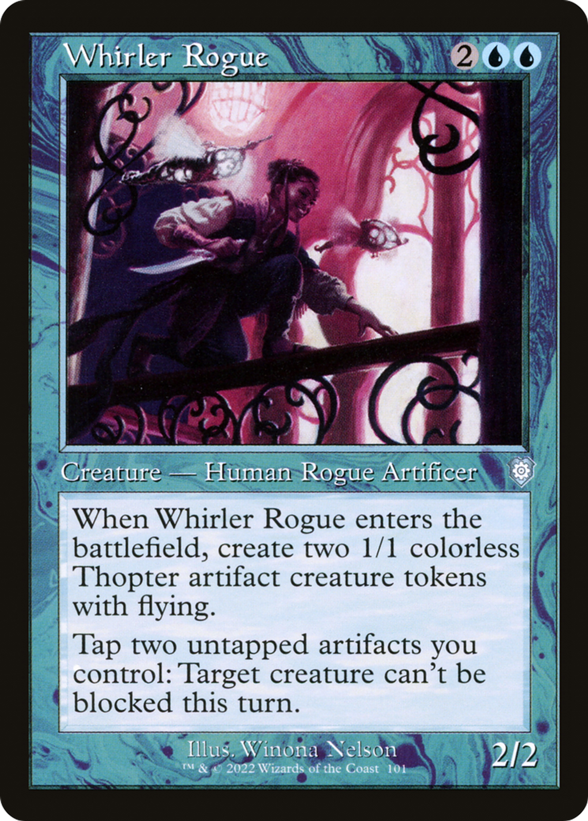 Whirler Rogue — The Brothers' War Commander — Magic: The Gathering