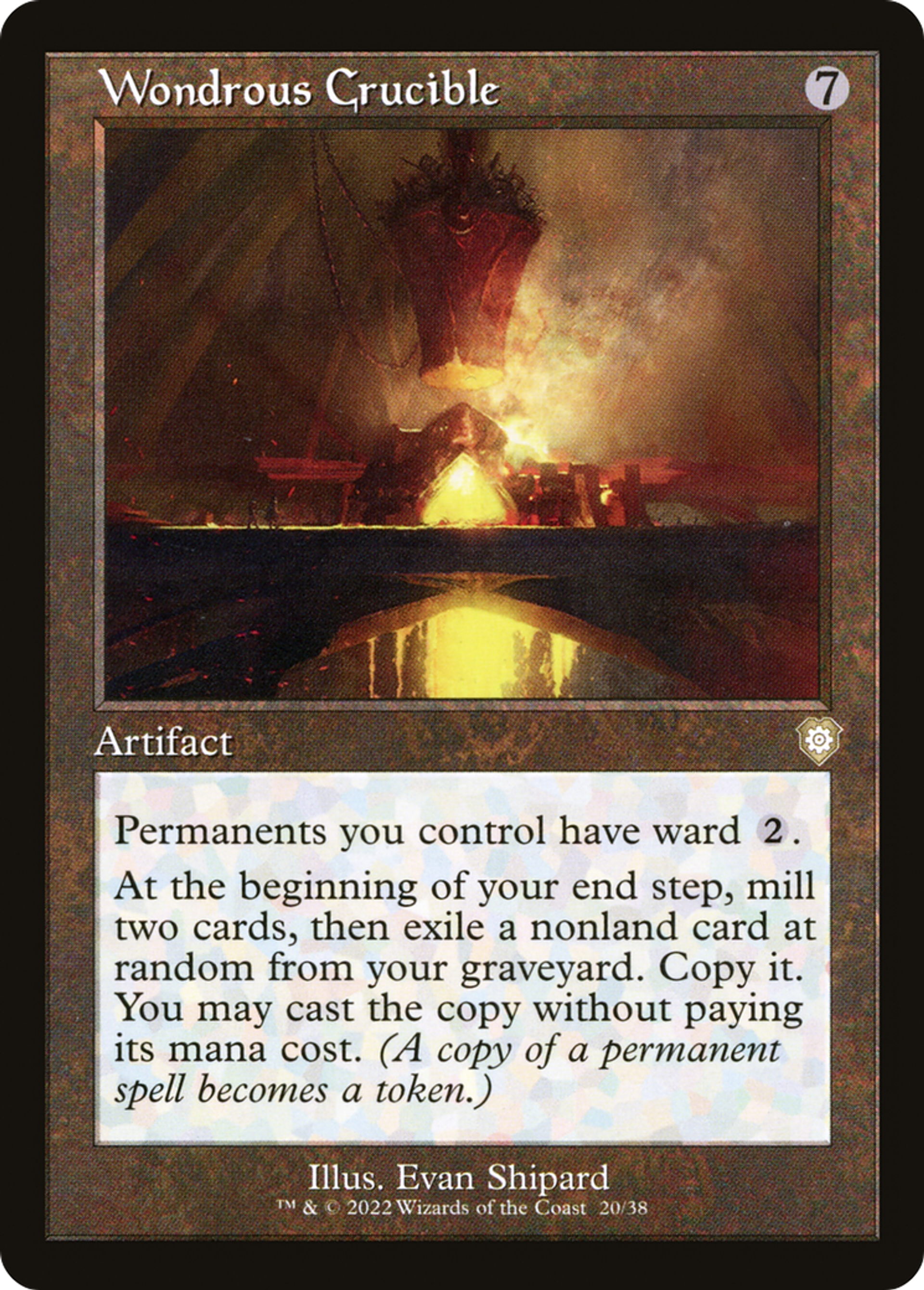 Creuset merveilleux — The Brothers' War Commander — Magic: The Gathering