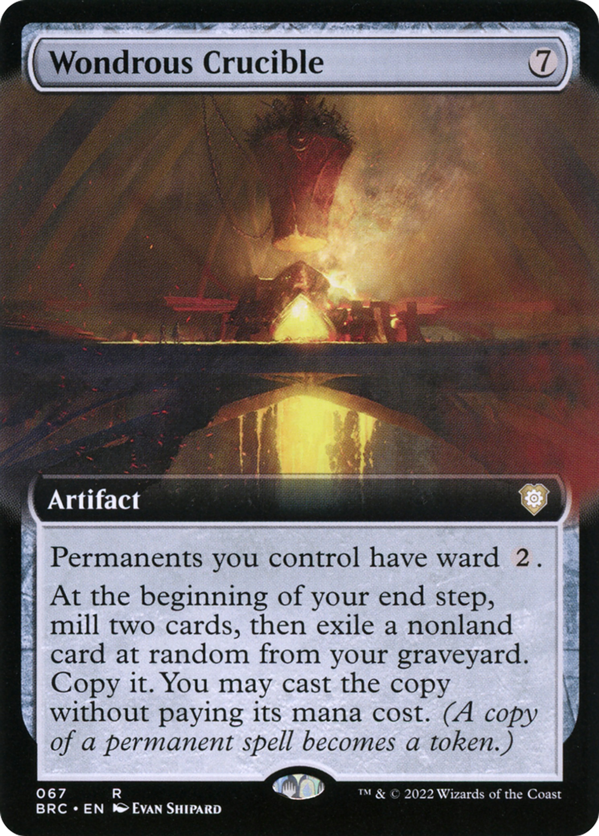 Wondrous Crucible — The Brothers' War Commander — Magic: The Gathering