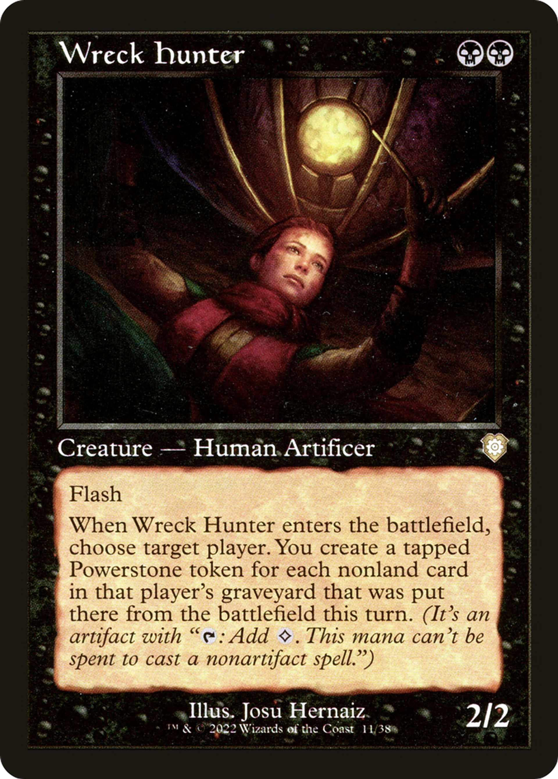 Chasseuse d'épaves — The Brothers' War Commander — Magic: The Gathering