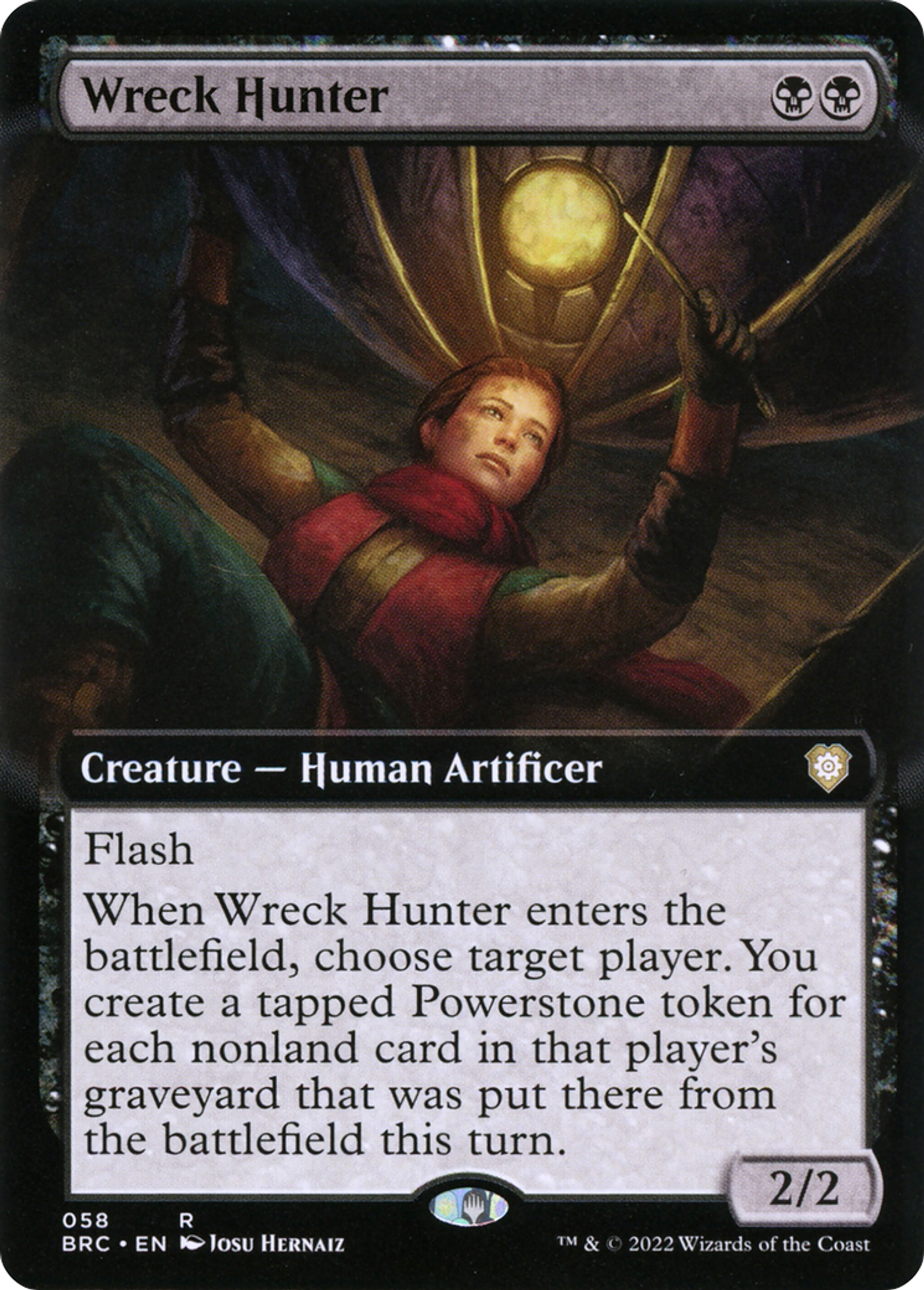 Wreck Hunter — The Brothers' War Commander — Magic: The Gathering