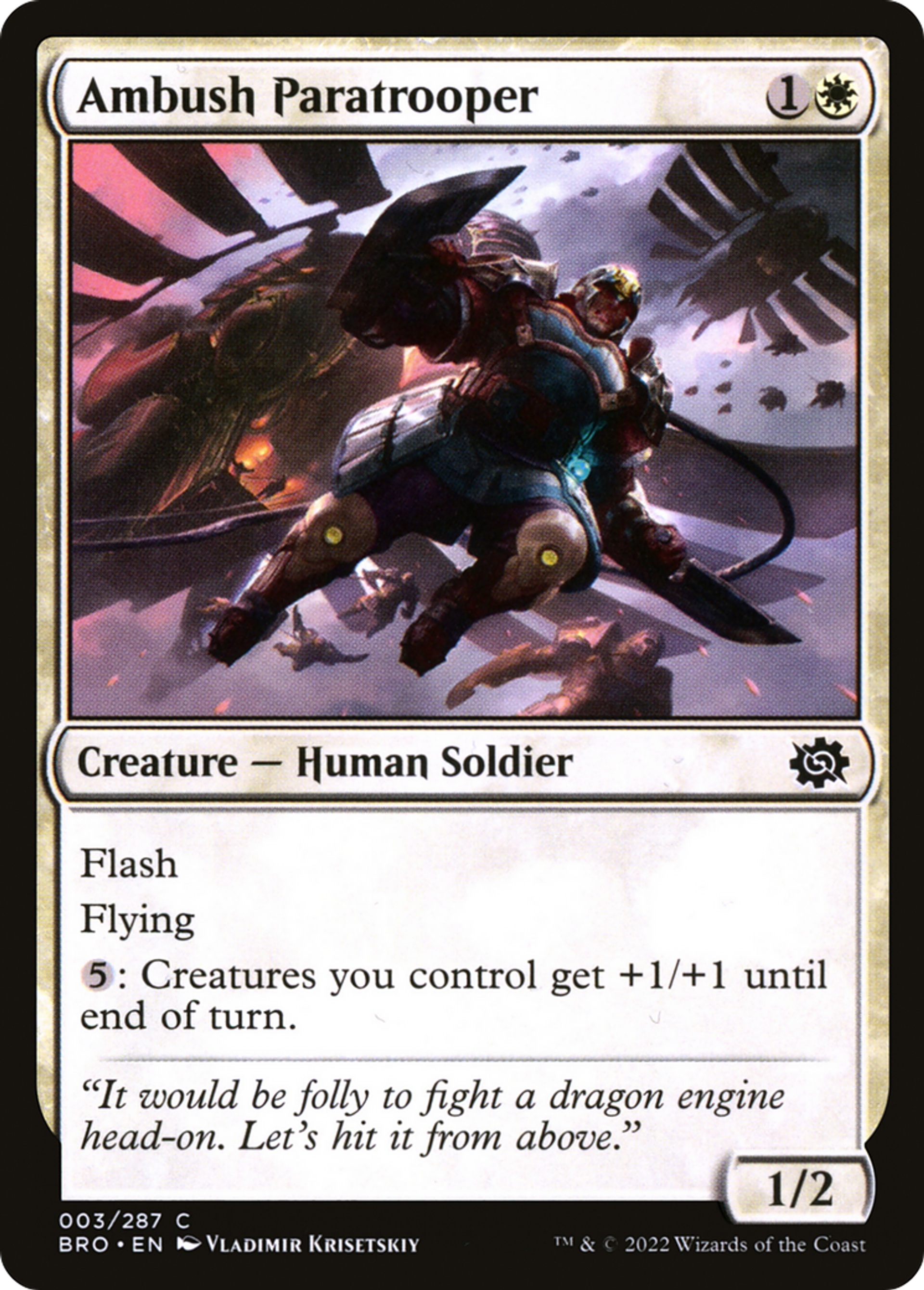 Ambush Paratrooper — The Brothers' War — Magic: The Gathering