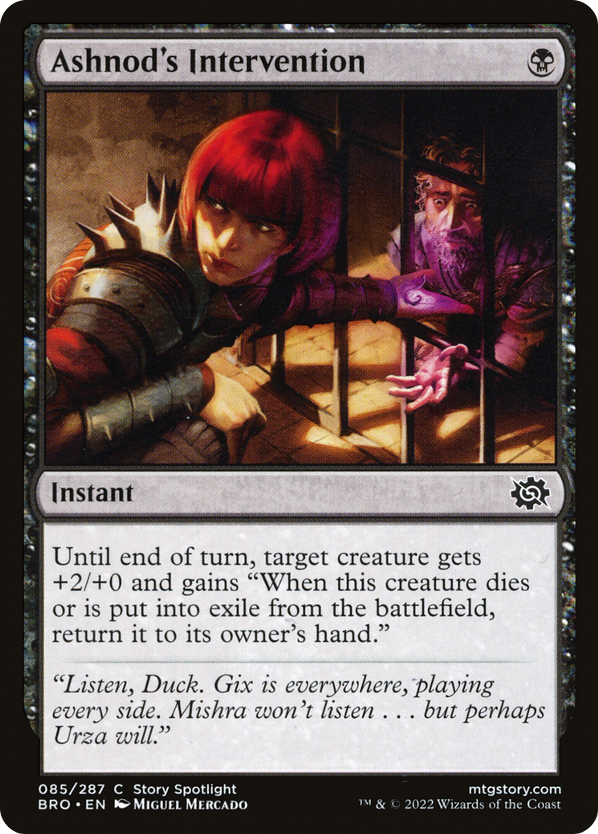 Intervention d'Ashnod — The Brothers' War — Magic: The Gathering