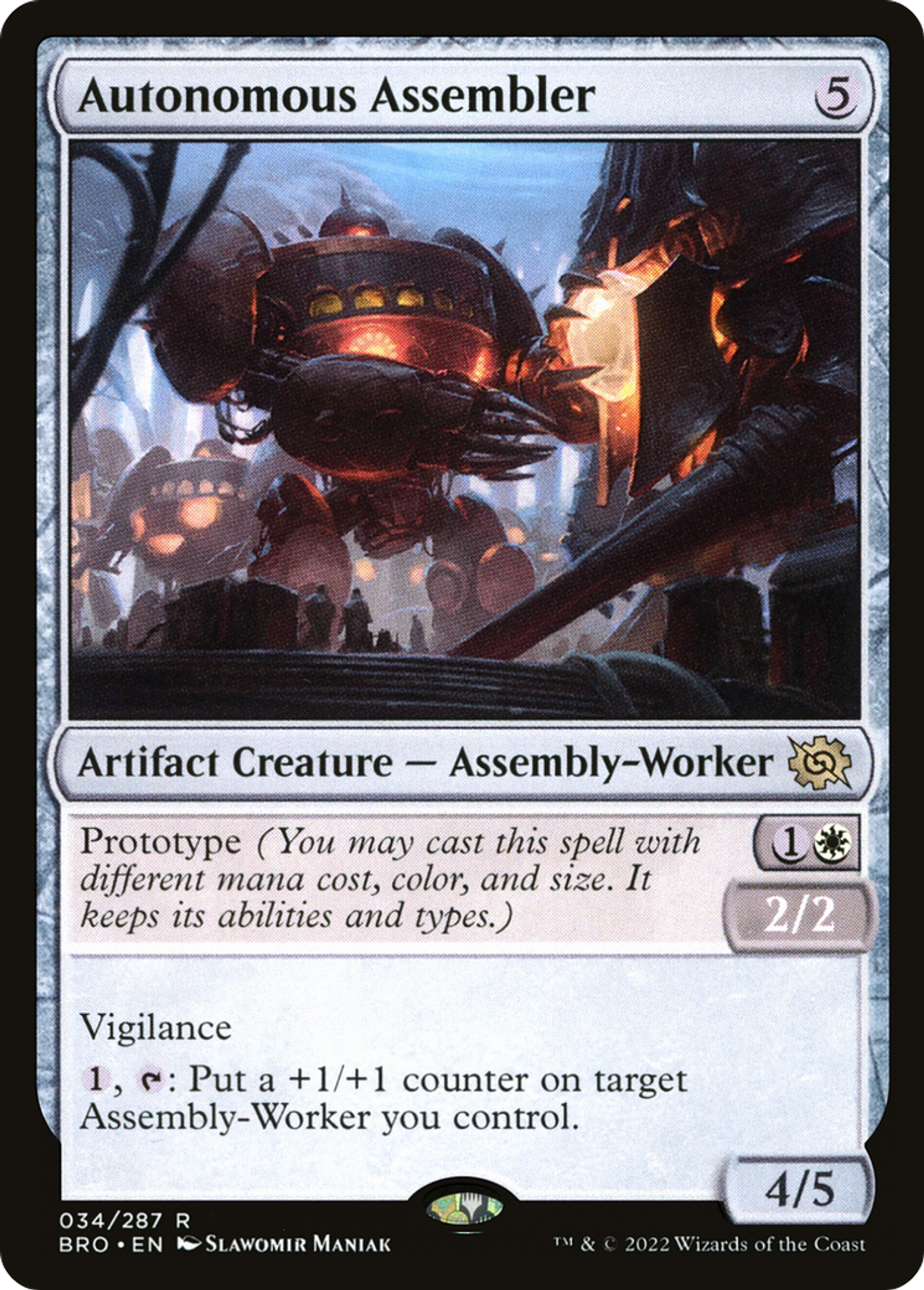 Assembleur autonome — The Brothers' War — Magic: The Gathering
