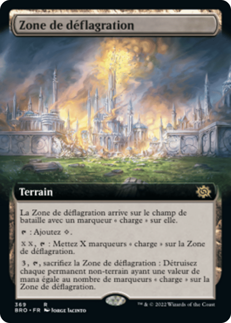 Zone de déflagration — The Brothers' War — Magic: The Gathering