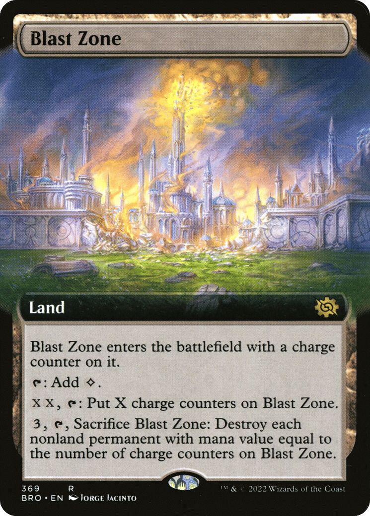 Blast Zone — The Brothers' War — Magic: The Gathering