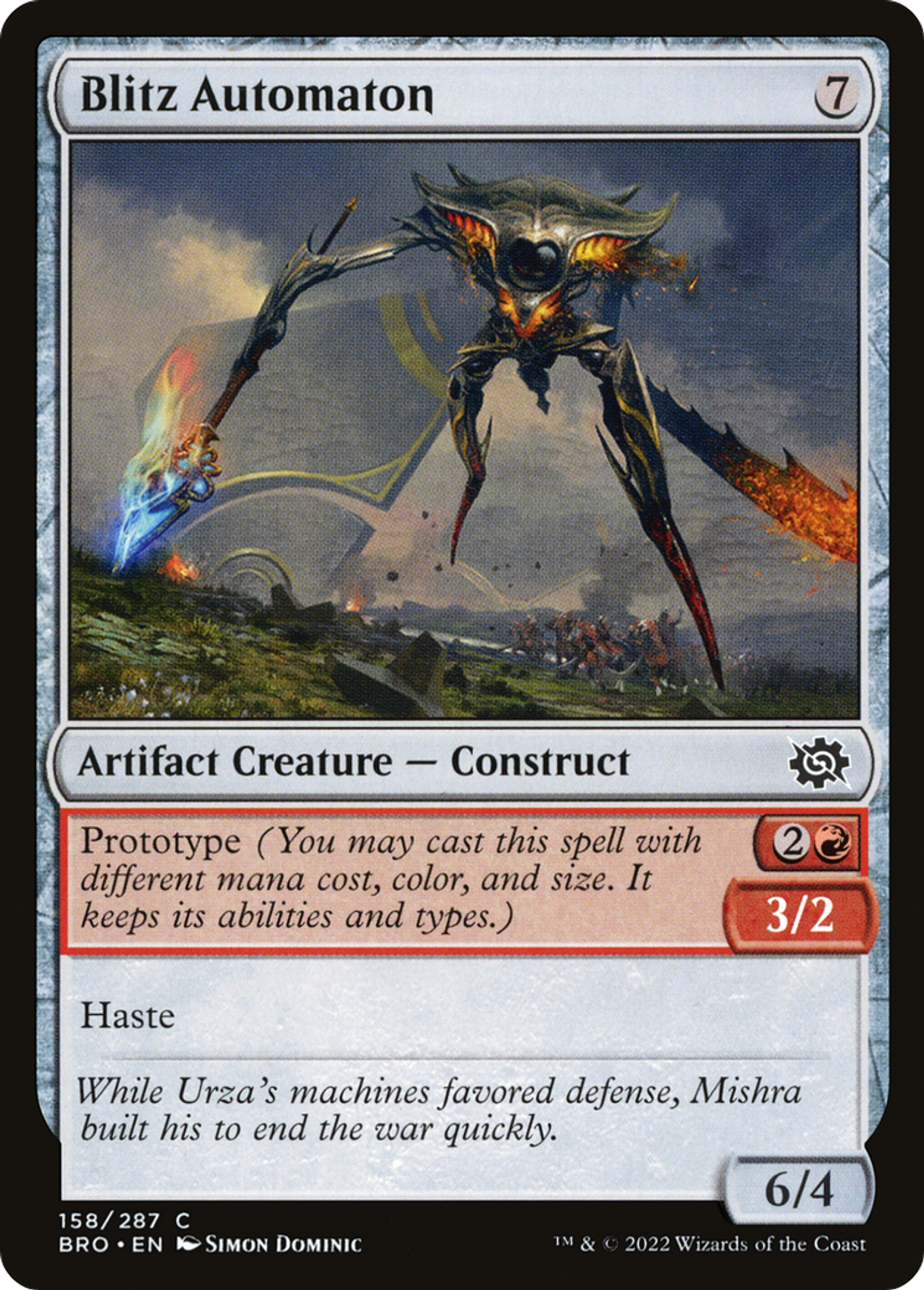 Blitz Automaton — The Brothers' War — Magic: The Gathering