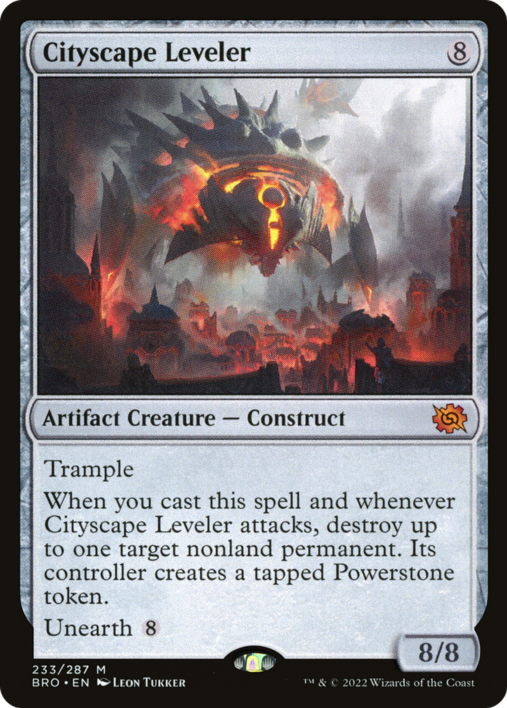 Cityscape Leveler — The Brothers' War — Magic: The Gathering