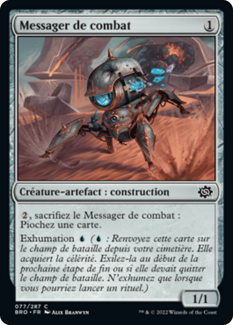 Messager de combat — The Brothers' War — Magic: The Gathering
